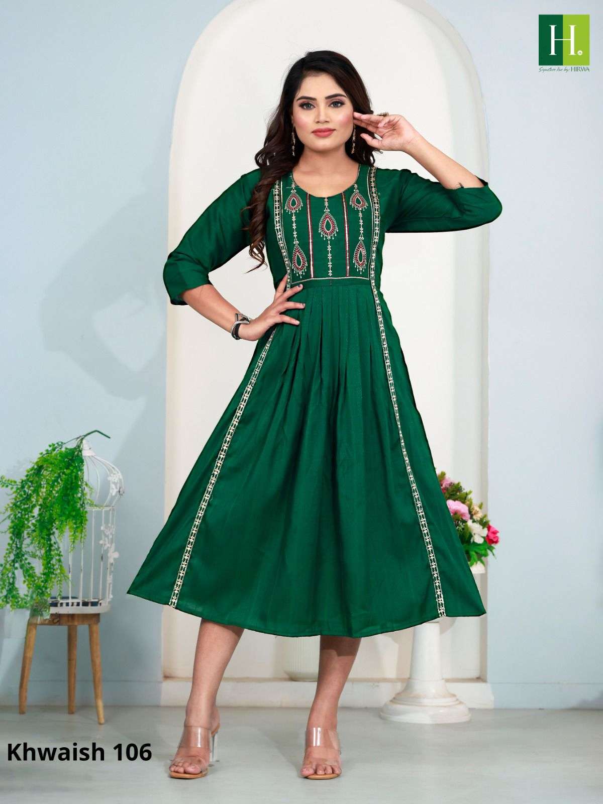 HIRWA Khwaish Kurti Wholesale catalog