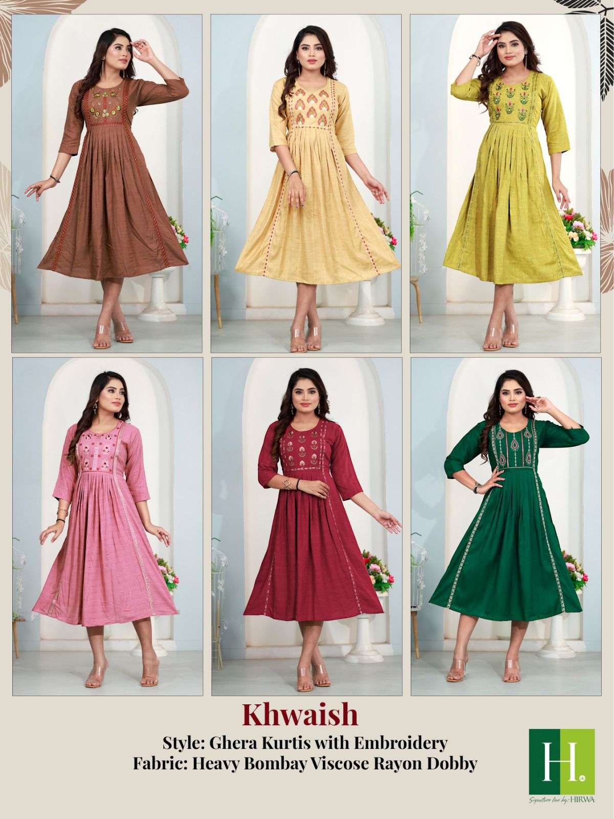 HIRWA Khwaish Kurti Wholesale catalog