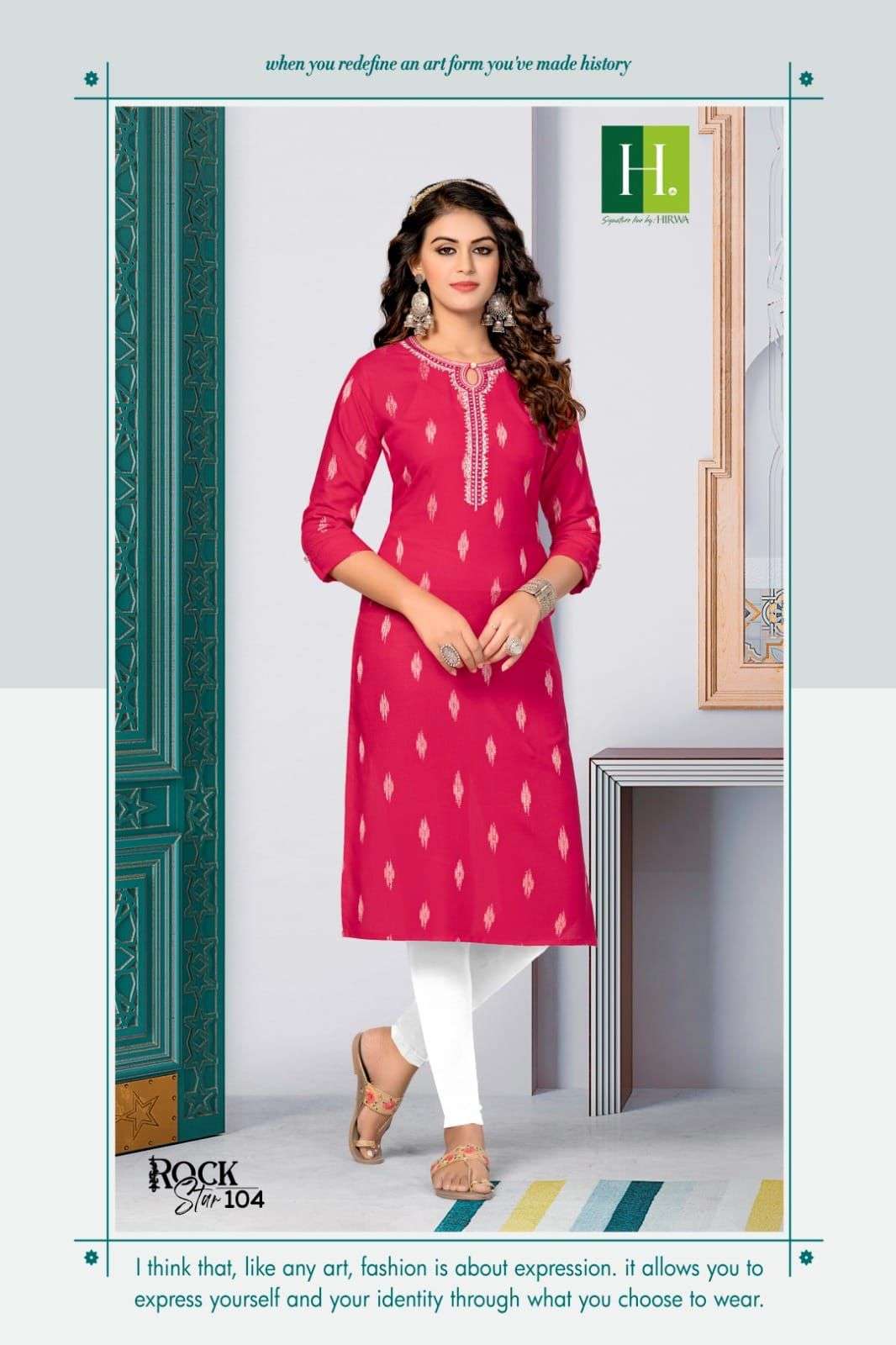 HIRWA ROCKSTAR Kurti Wholesale catalog