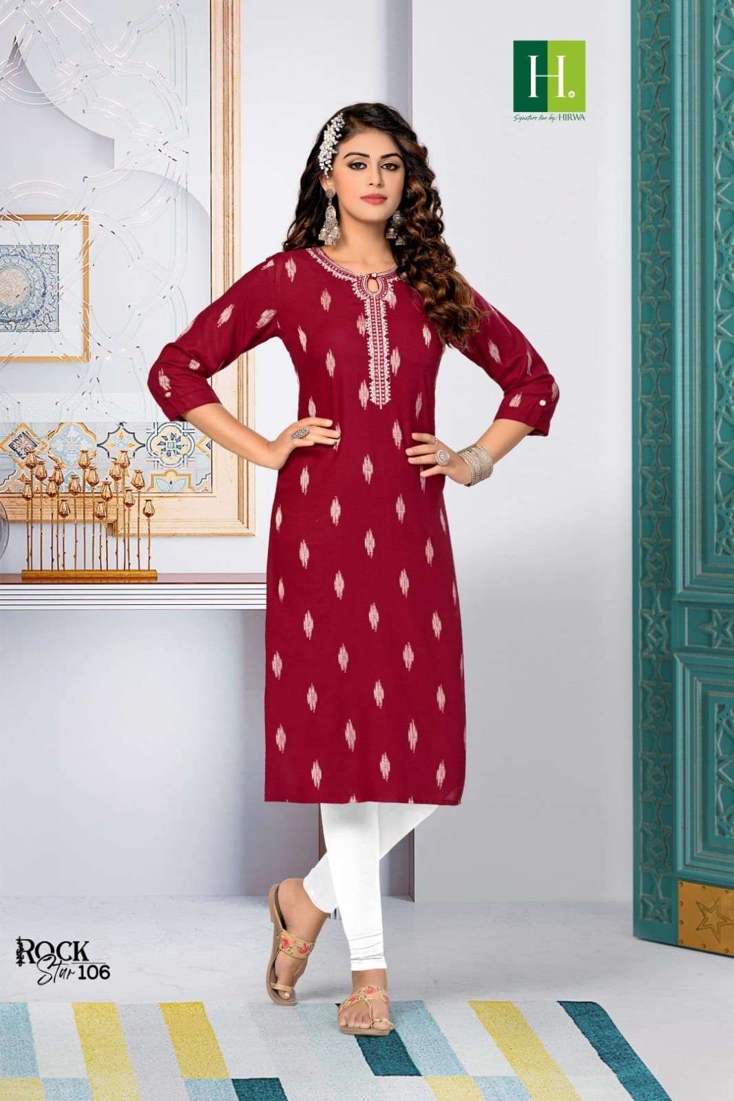 HIRWA ROCKSTAR Kurti Wholesale catalog