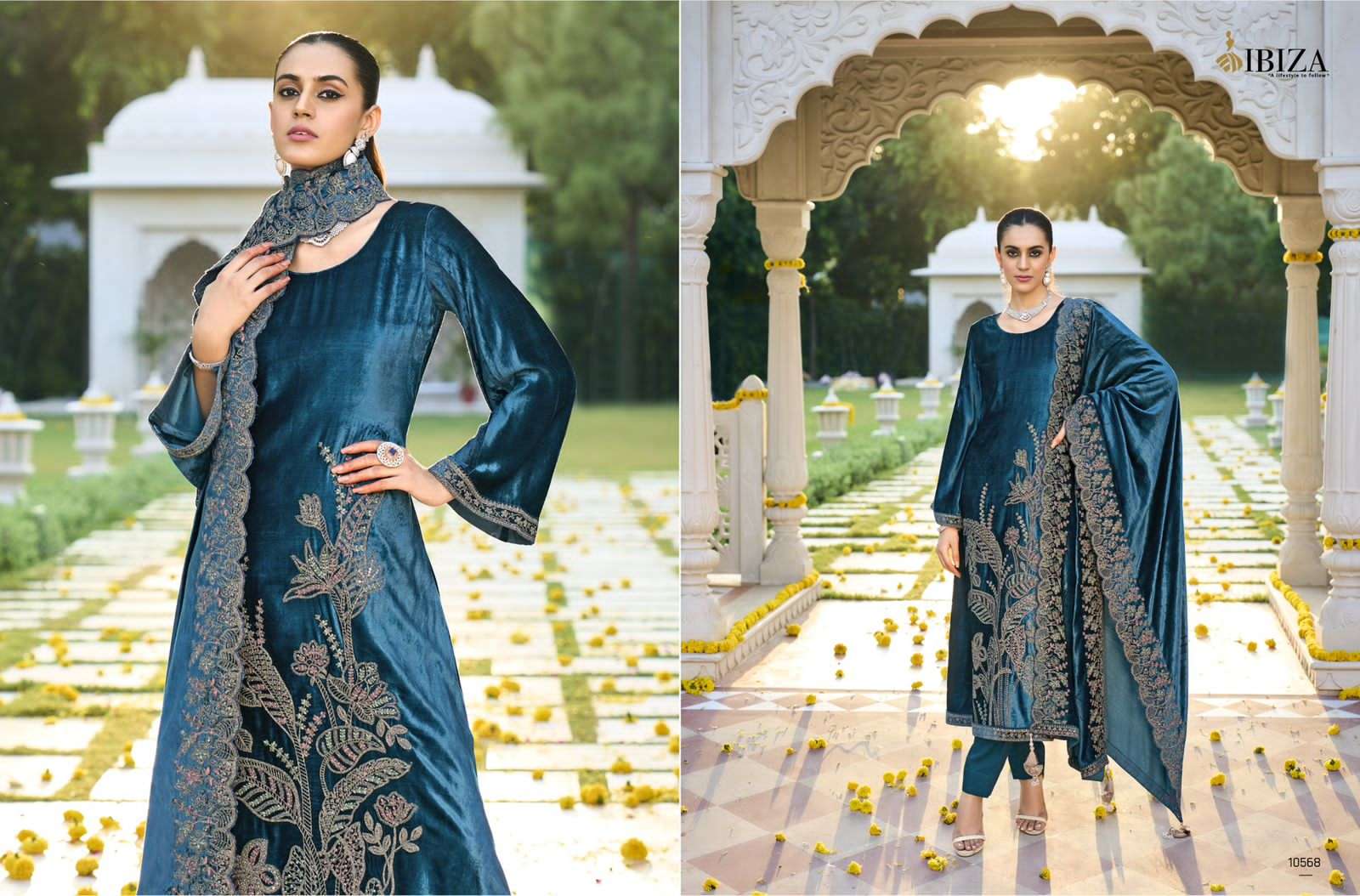 Ibiza Rajkumari Pashmina Dress Material Wholesale catalog