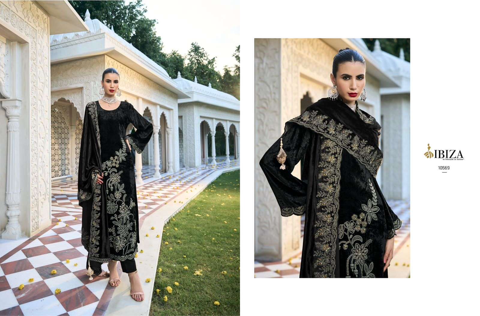 Ibiza Rajkumari Pashmina Dress Material Wholesale catalog