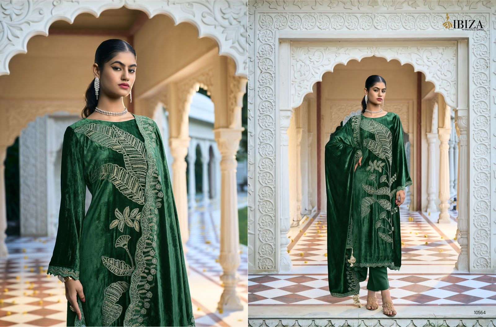 Ibiza Rajkumari Pashmina Dress Material Wholesale catalog