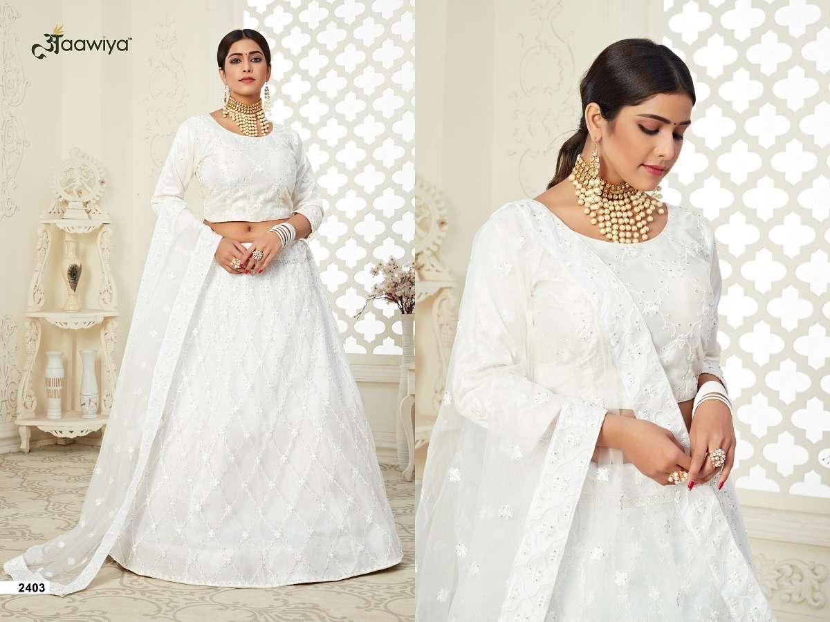 INAAYAT VOL - 2403 BUTTERFLY NET WITH FULL EMBROIDERY LEHENGA CHOLI Wholesale catalog