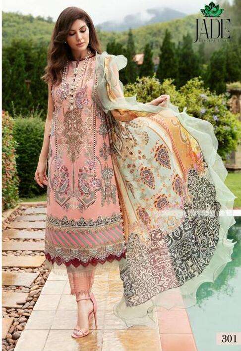 Jade Bin Saeed Vol 3 Heavy Cotton Luxury Dress Material Wholesale catalog