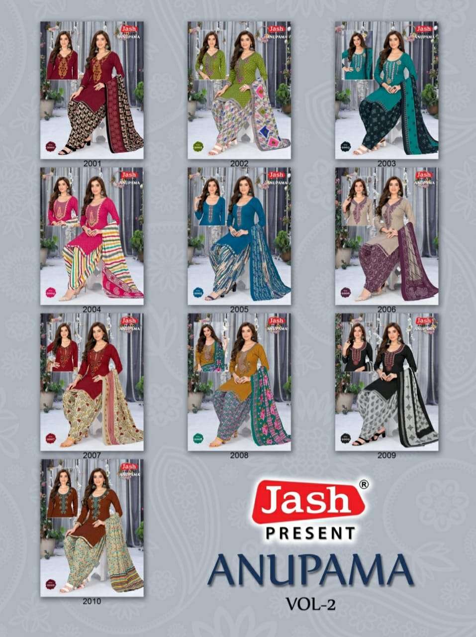 Jash Anupama Vol 2 Cotton Dress Material Wholesale catalog