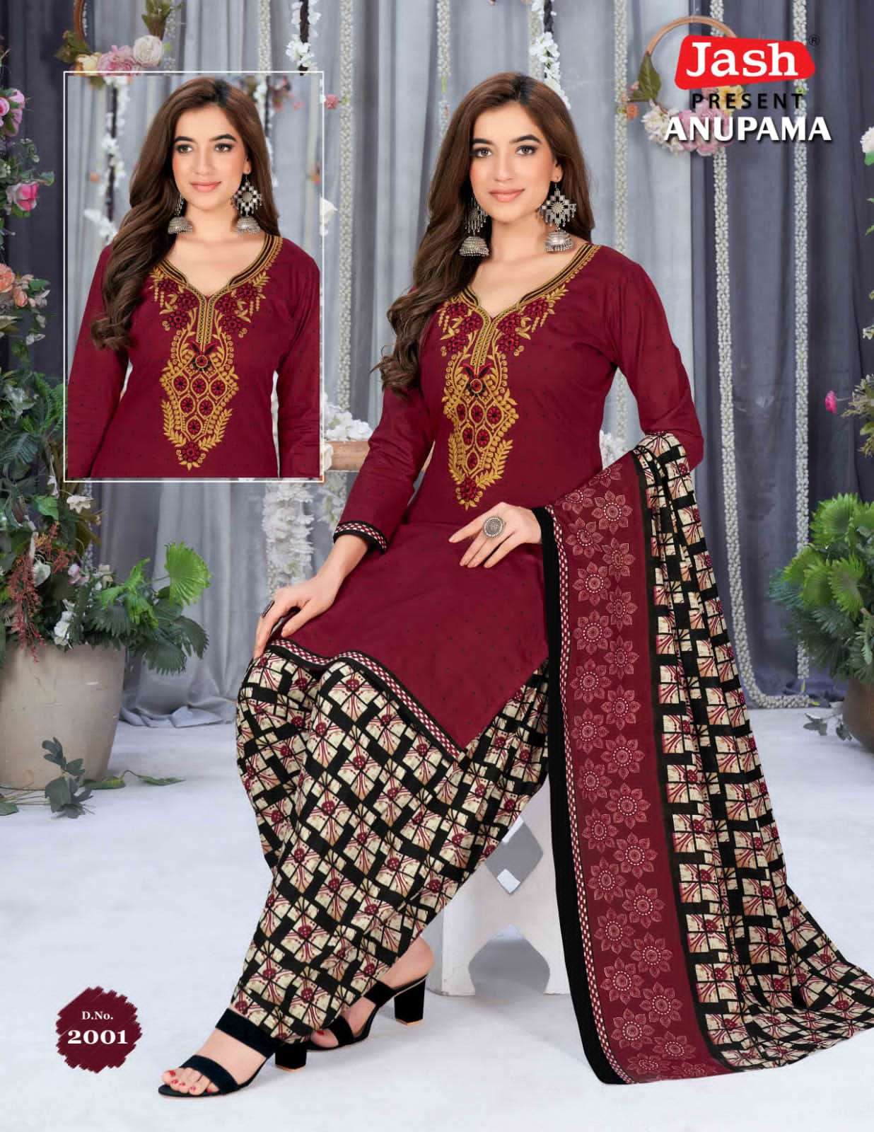 Jash Anupama Vol 2 Cotton Dress Material Wholesale catalog