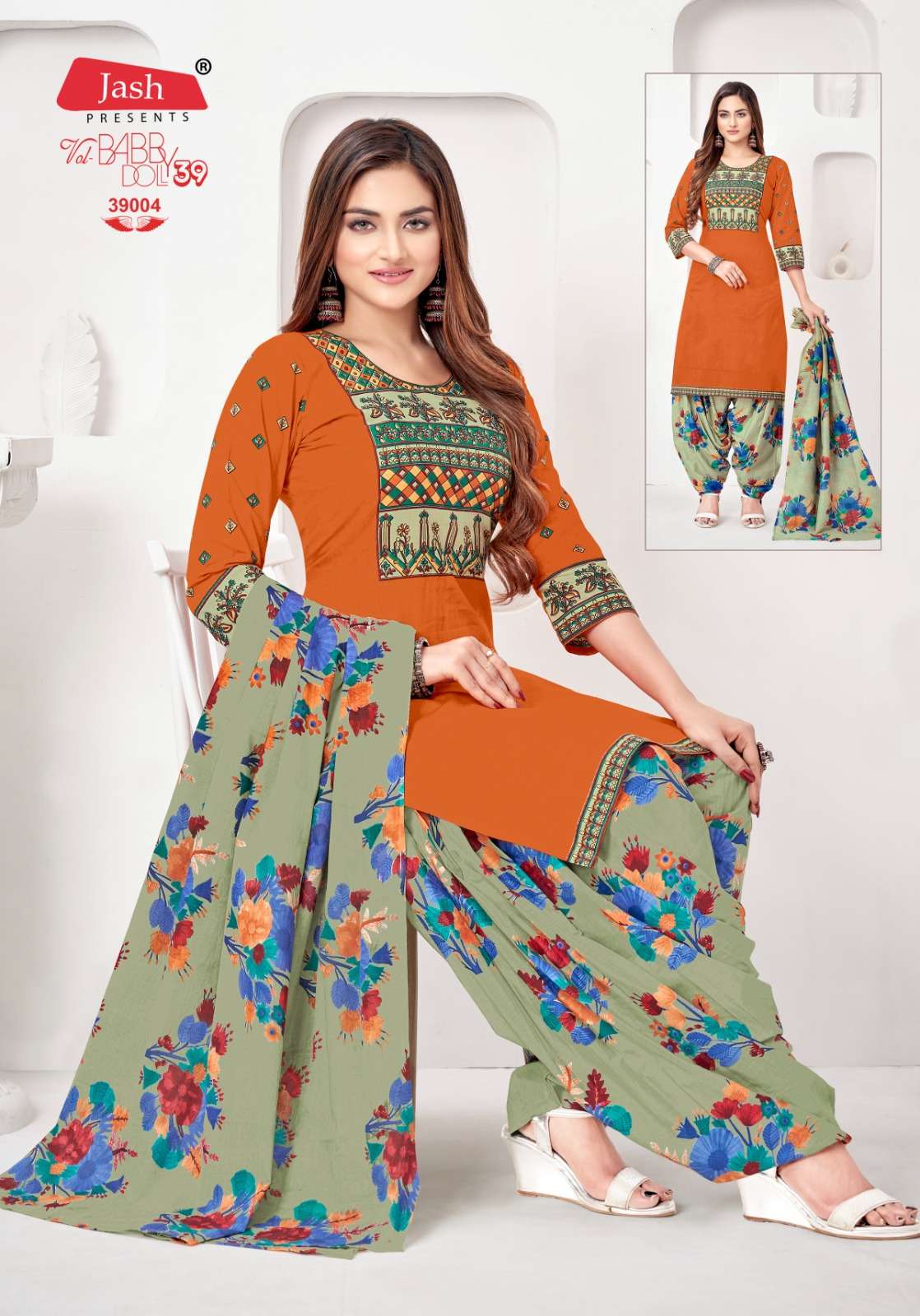 Jash Baby Doll Vol 39 Cotton Printed Dress materials Wholesale catalog