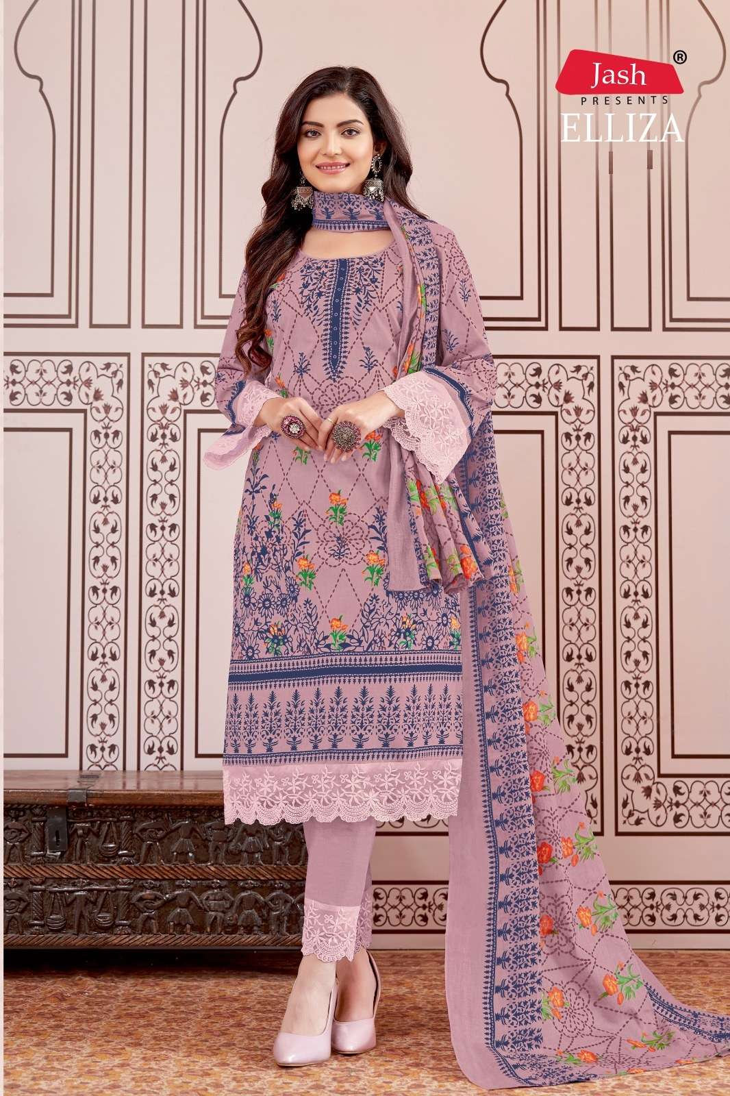 Jash Elliza Vol 18 Cotton Dress Material Wholesale catalog
