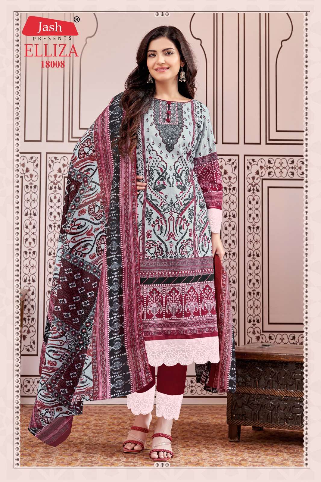 Jash Elliza Vol 18 Cotton Dress Material Wholesale catalog