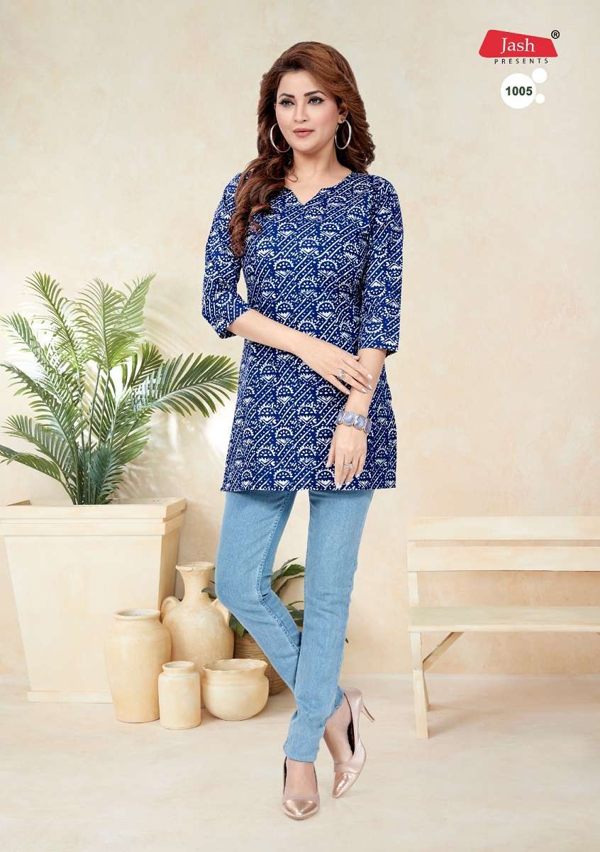 Jash Short Tops Vol 1 Casual Wear Western Top Kurti Wholesale catalog