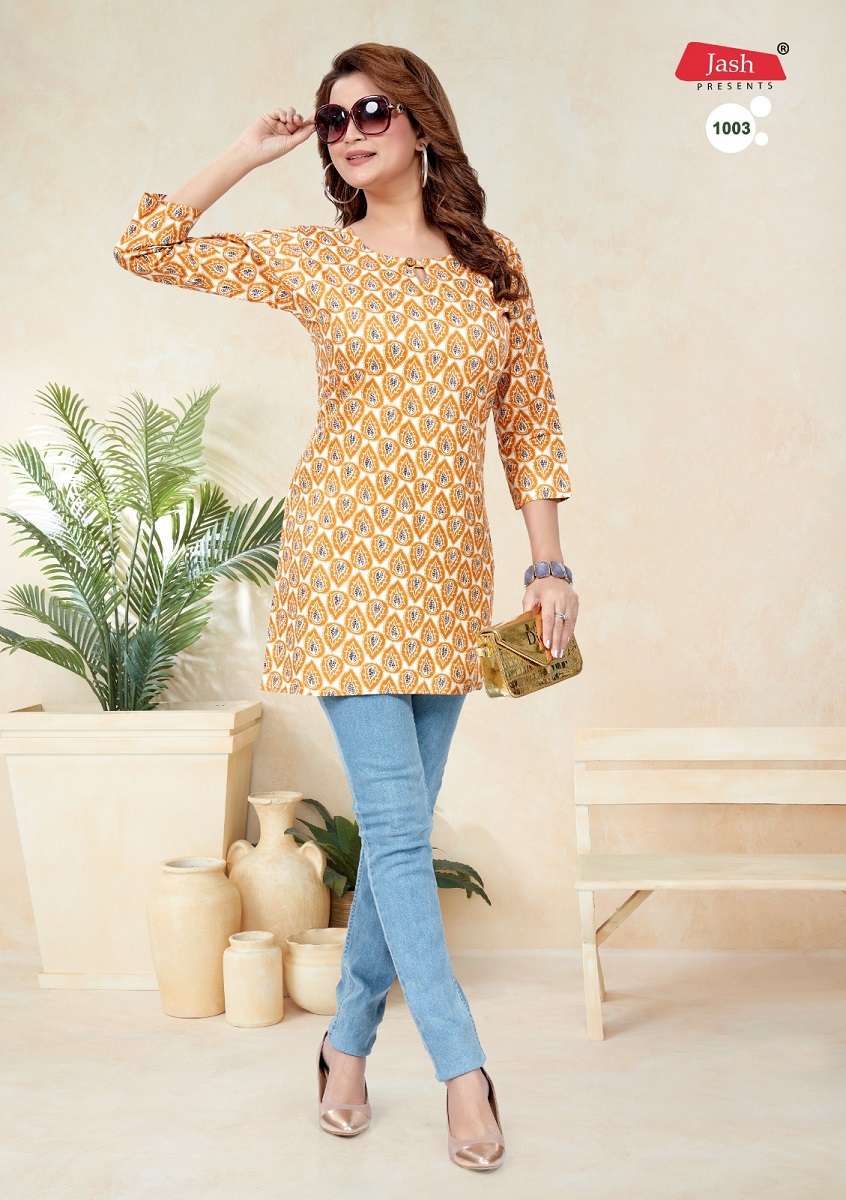 Jash Short Tops Vol 1 Casual Wear Western Top Kurti Wholesale catalog
