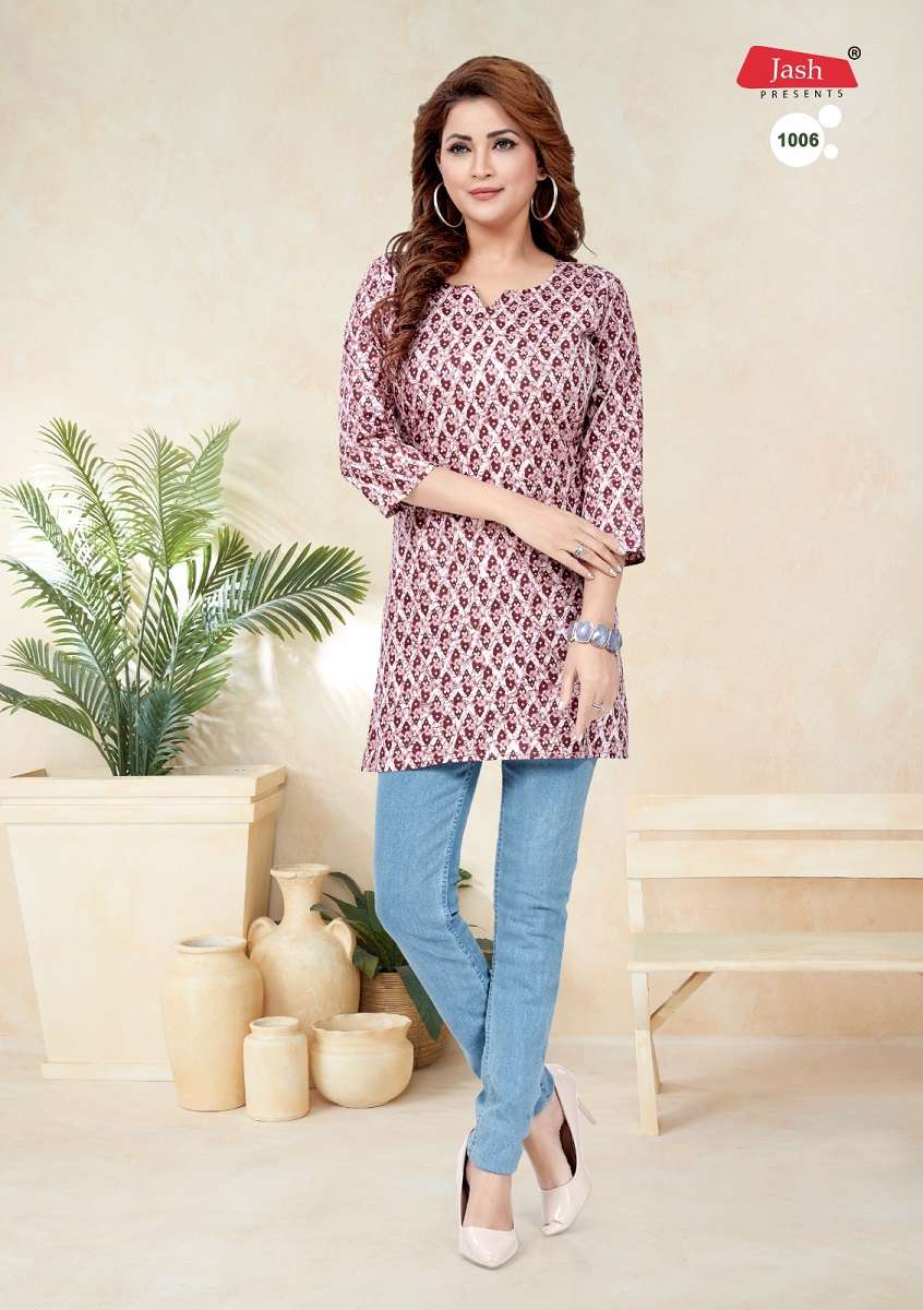 Jash Short Tops Vol 1 Casual Wear Western Top Kurti Wholesale catalog