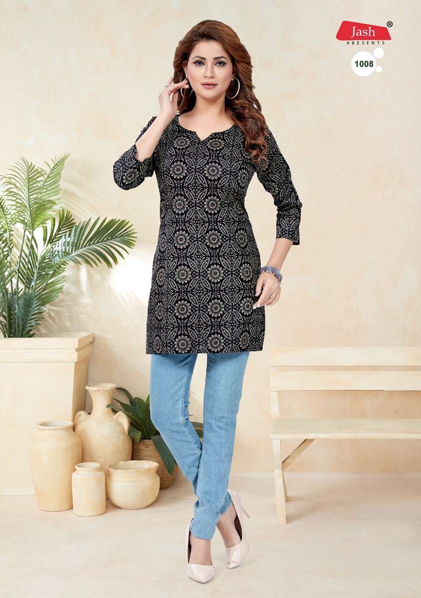 Jash Short Tops Vol 1 Casual Wear Western Top Kurti Wholesale catalog