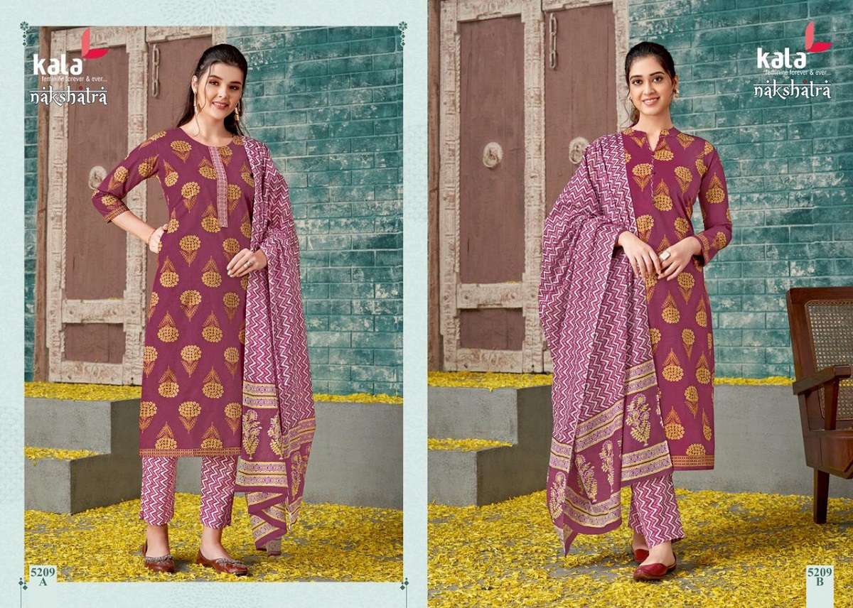 Kala Nakshatra Vol-1 -Kurti Pant With Dupatta -Wholesale Catalog