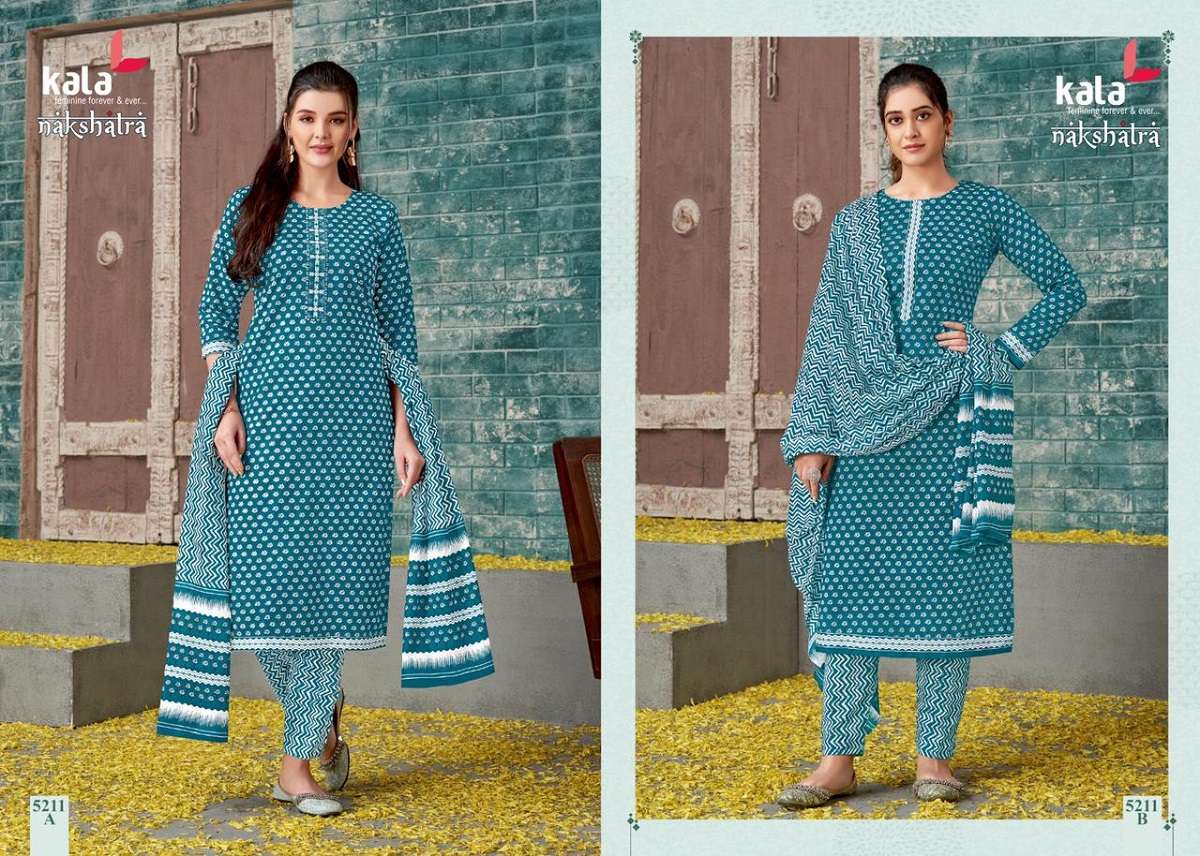 Kala Nakshatra Vol-1 -Kurti Pant With Dupatta -Wholesale Catalog