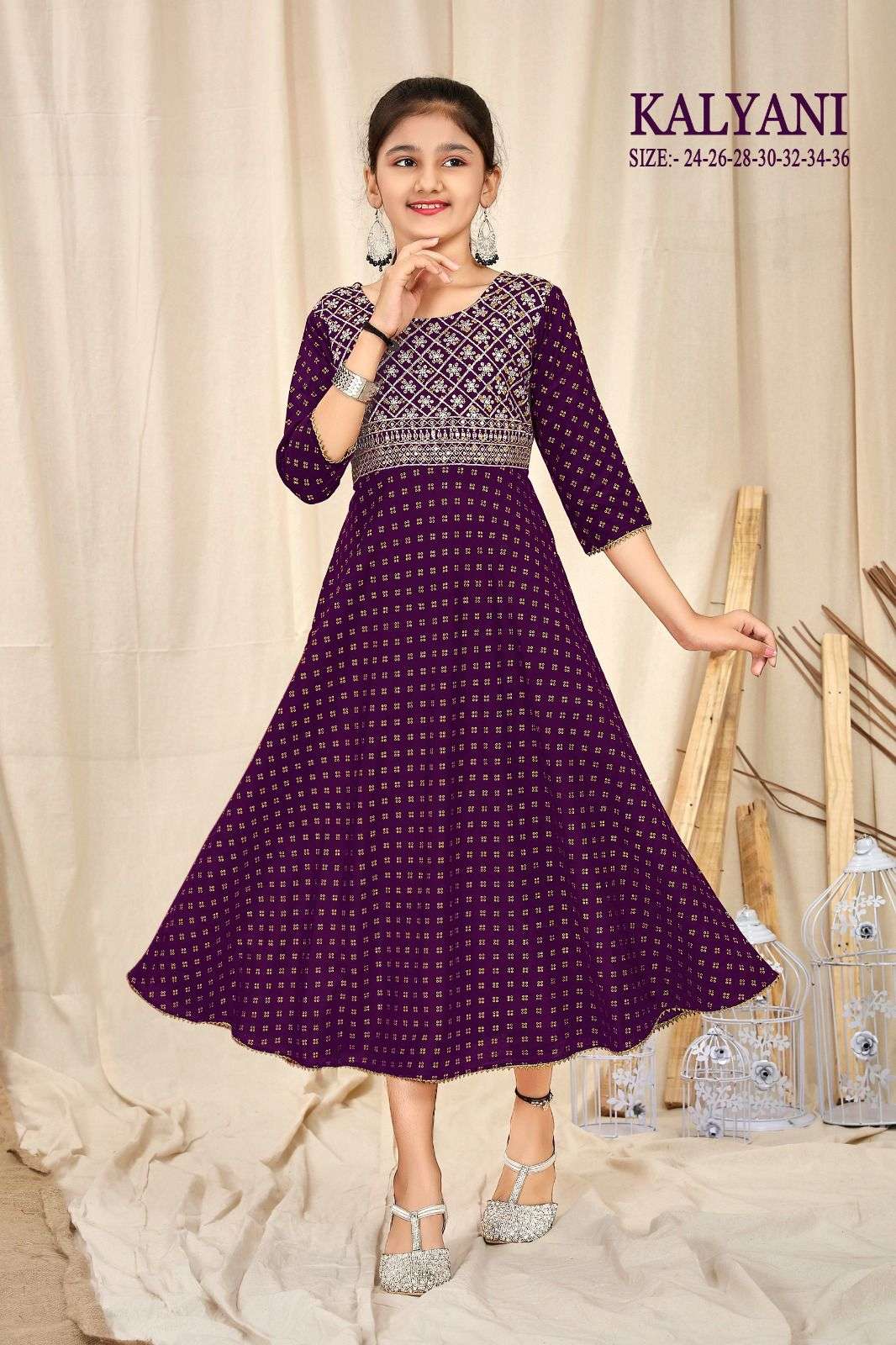 Kalyani Daughter Heavy Rayon Kurti Wholesale catalog