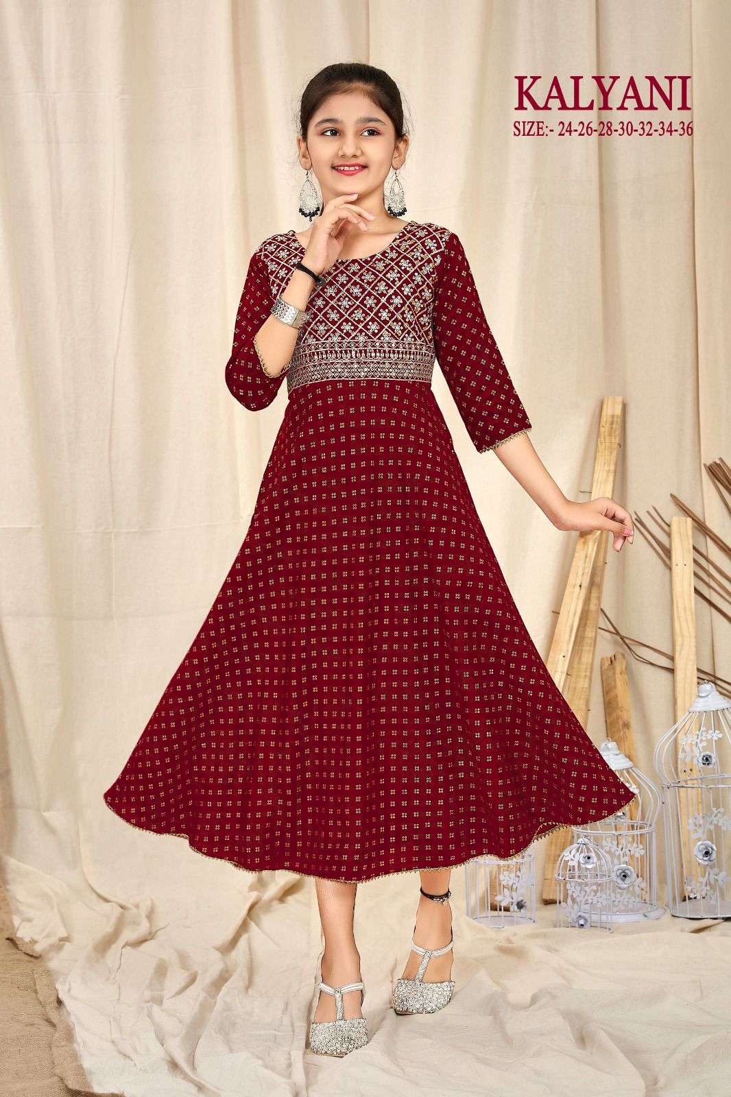 Kalyani Daughter Heavy Rayon Kurti Wholesale catalog