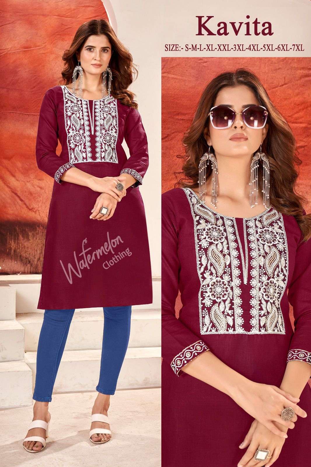 KAVITA MAGIC COTTON Kurti Wholesale catalog