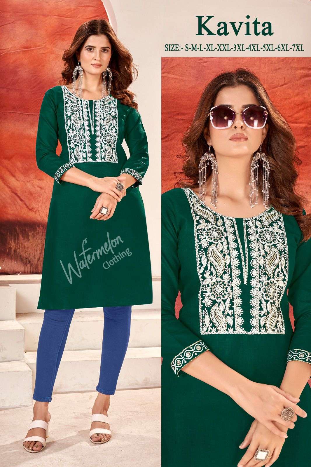 KAVITA MAGIC COTTON Kurti Wholesale catalog