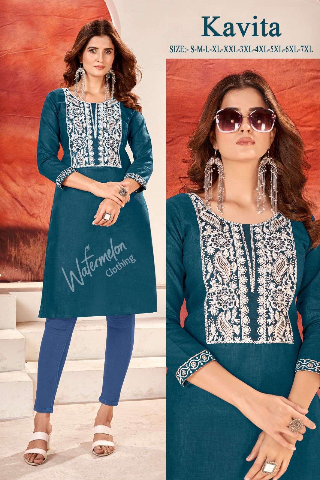 KAVITA MAGIC COTTON Kurti Wholesale catalog