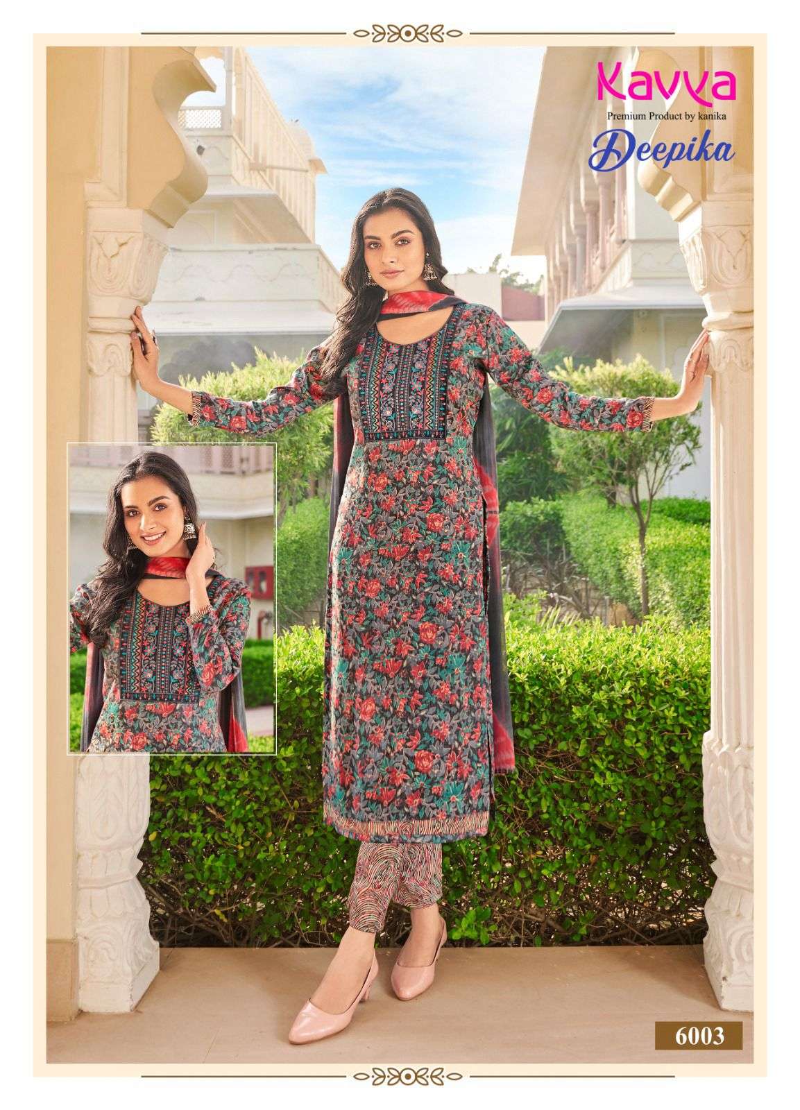 Kavya Deepika Vol 6 Embroidery Readymade Dress Wholesale catalog