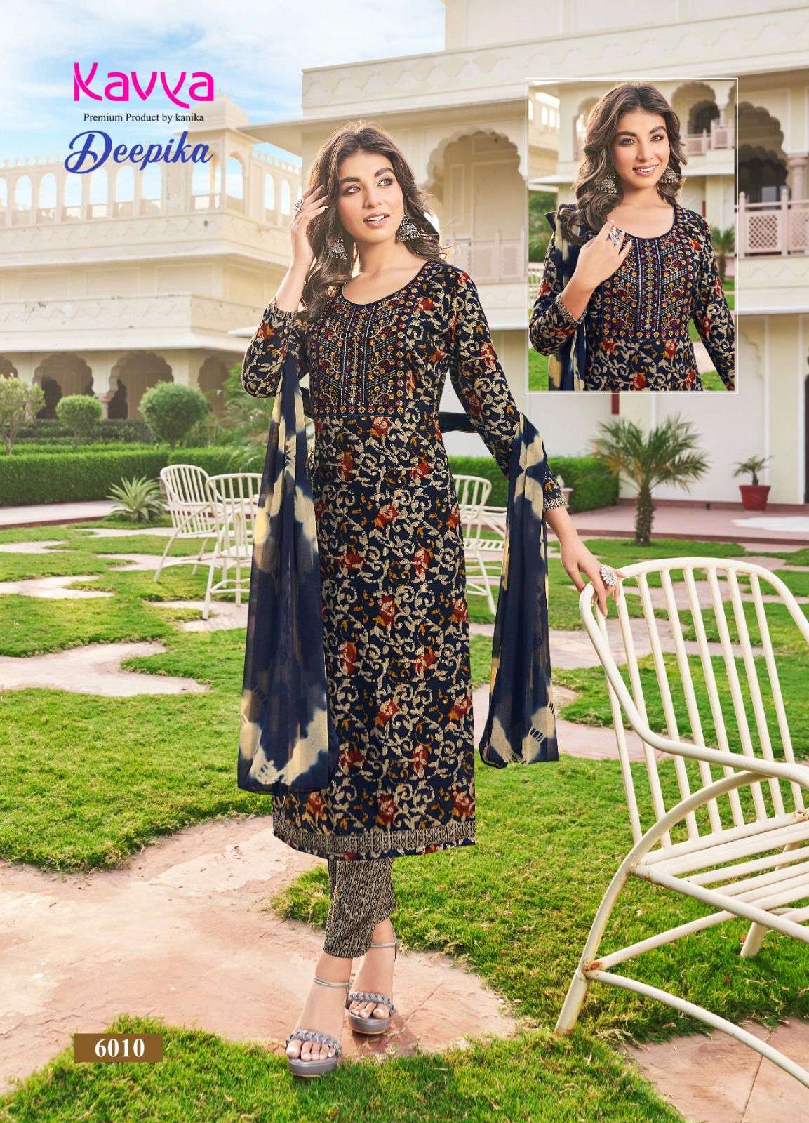 Kavya Deepika Vol 6 Embroidery Readymade Dress Wholesale catalog