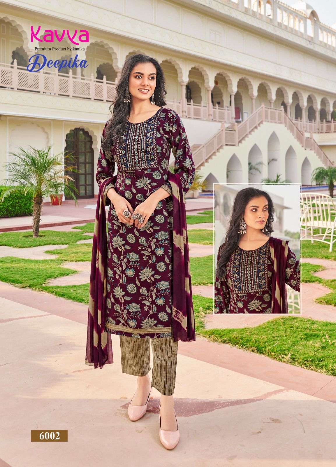Kavya Deepika Vol 6 Embroidery Readymade Dress Wholesale catalog