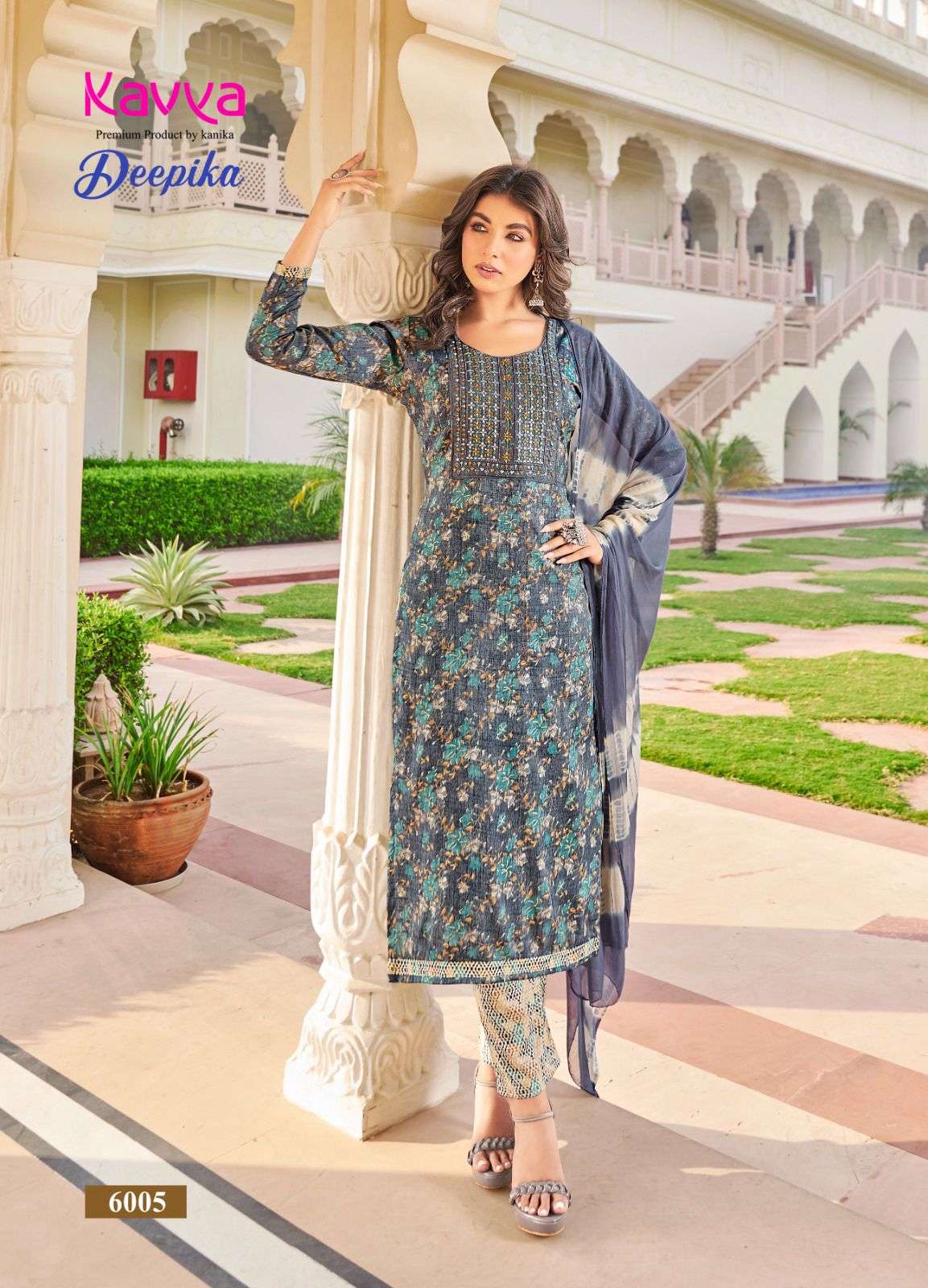 Kavya Deepika Vol 6 Embroidery Readymade Dress Wholesale catalog