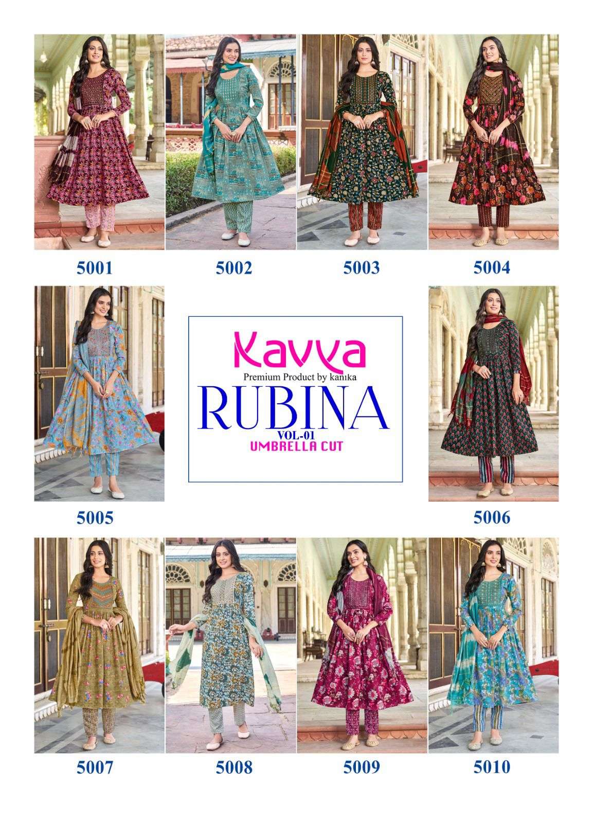 KAVYA RUBINA VOL 1 Kurti Wholesale catalog