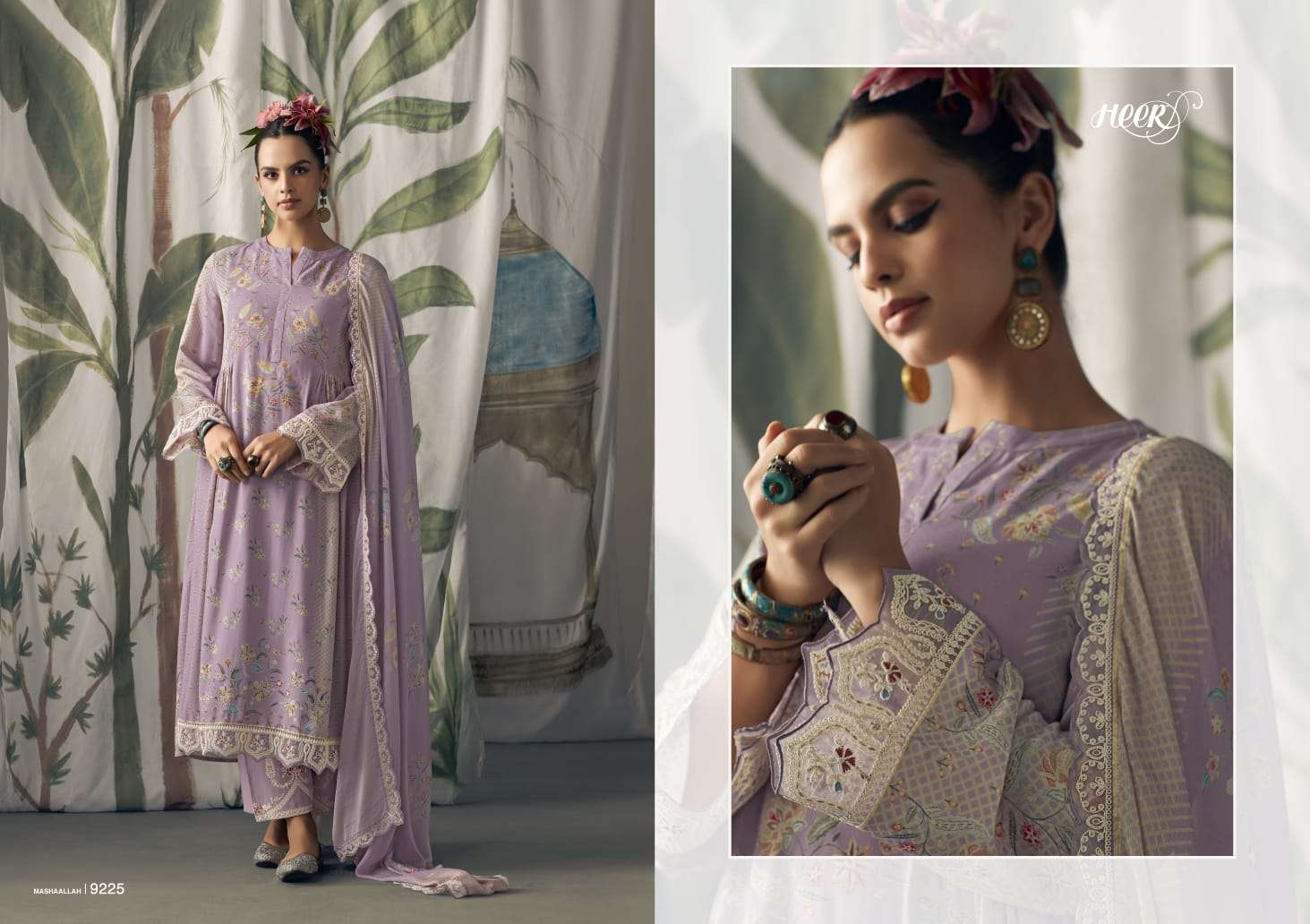 Kimora Heer Mashallah Maslin Digital Salwar Kameez Wholesale catalog