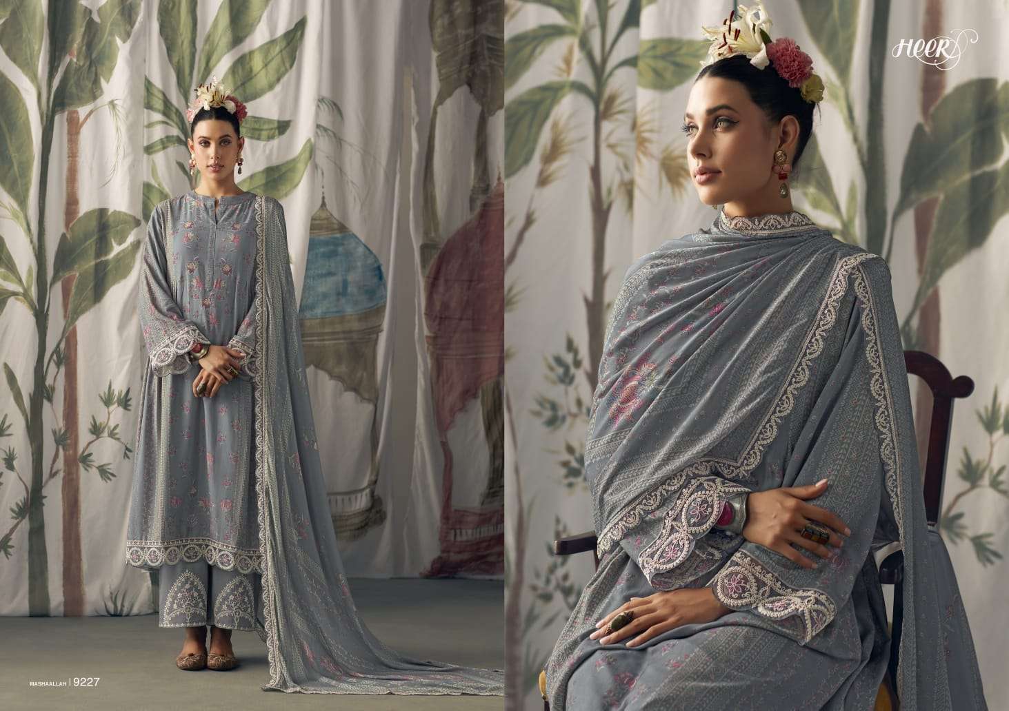 Kimora Heer Mashallah Maslin Digital Salwar Kameez Wholesale catalog