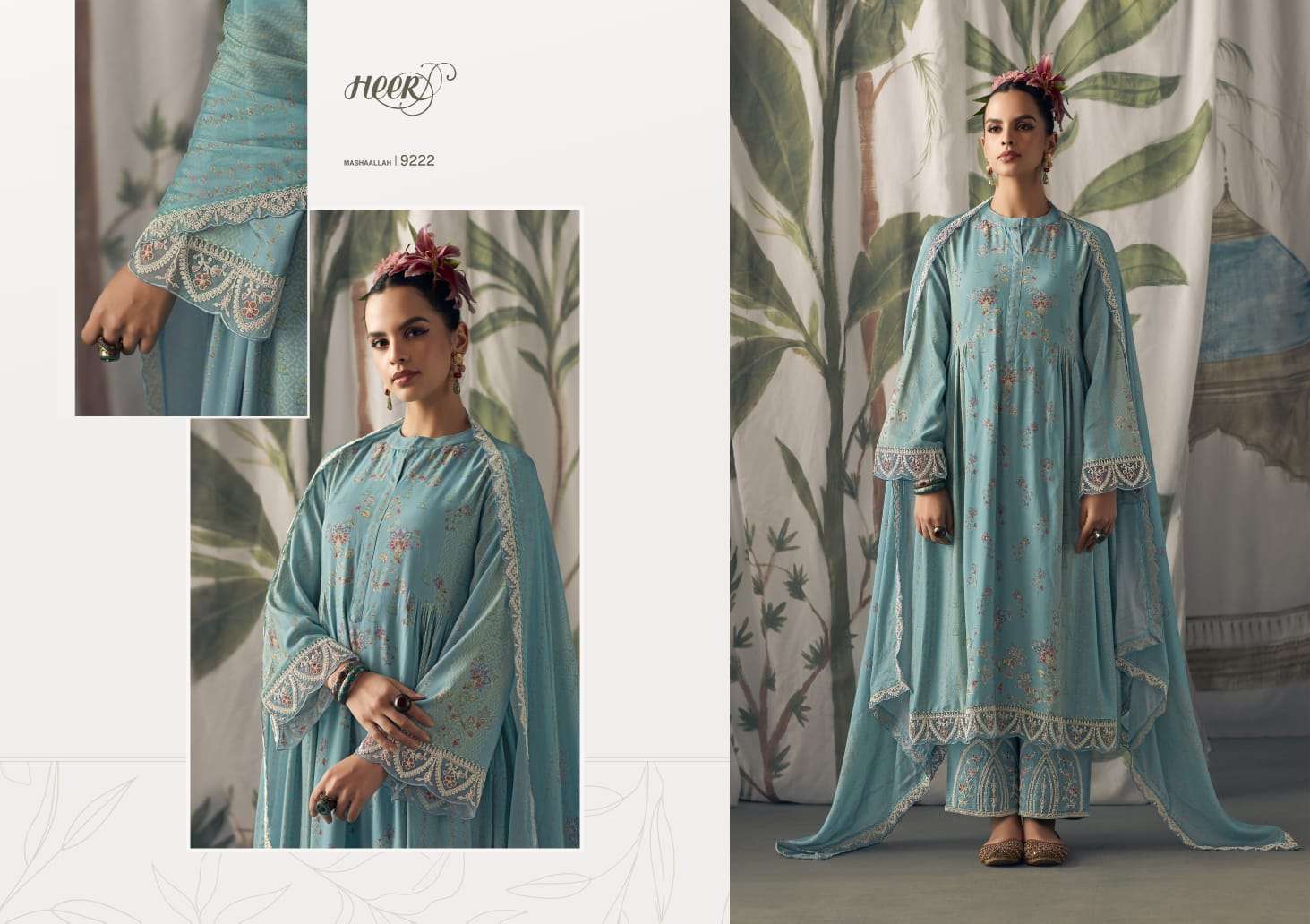 Kimora Heer Mashallah Maslin Digital Salwar Kameez Wholesale catalog