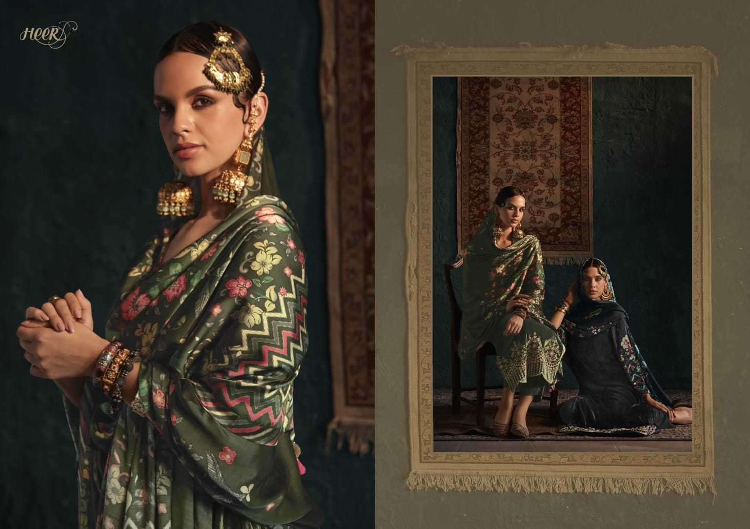 Kimora Heer Salam E Ishq Printed Salwar Suits Wholesale catalog