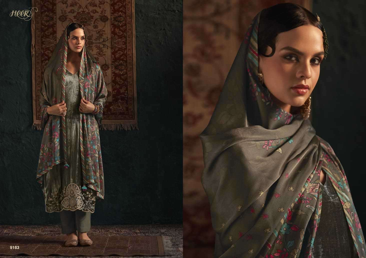 Kimora Heer Salam E Ishq Printed Salwar Suits Wholesale catalog