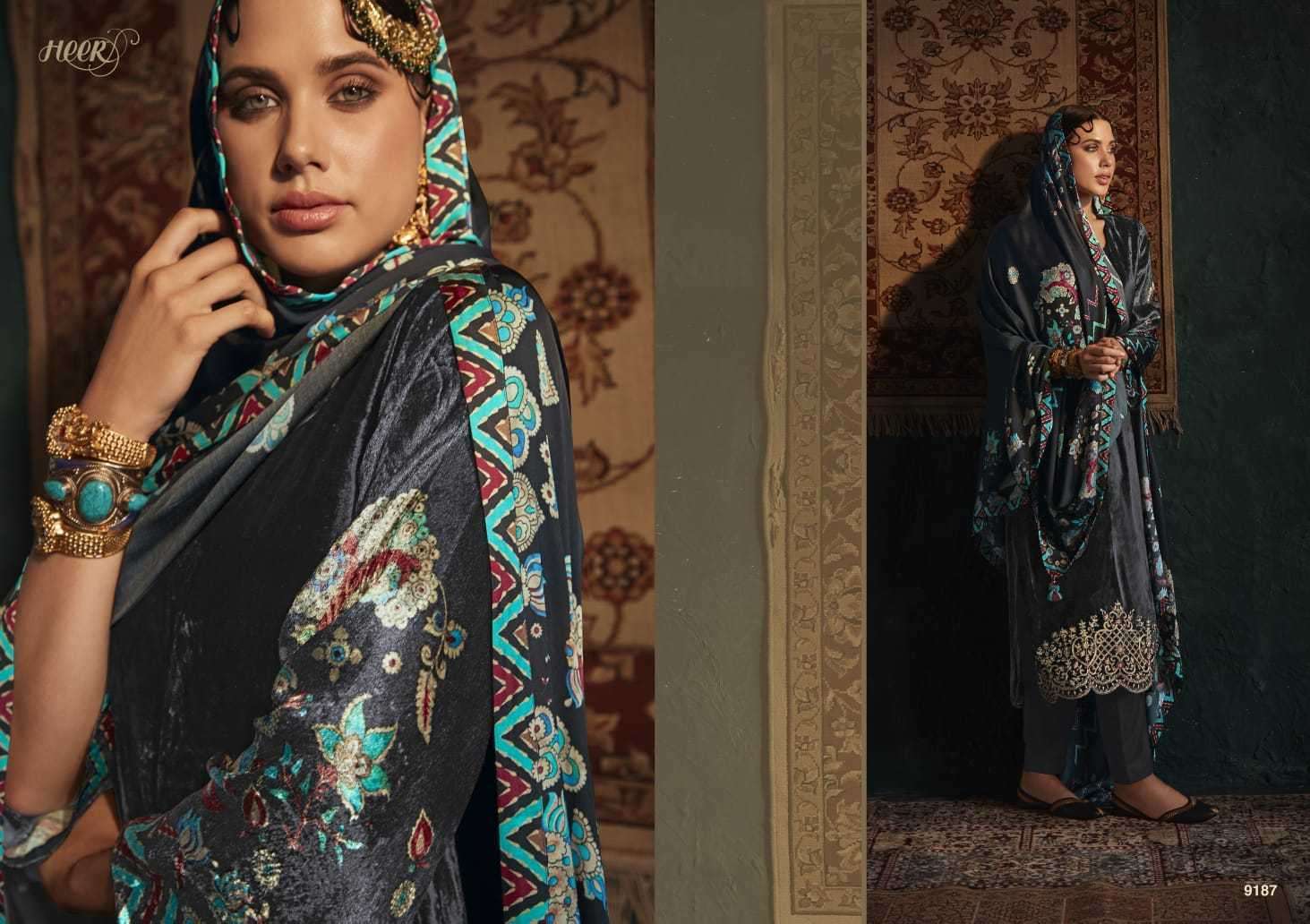 Kimora Heer Salam E Ishq Printed Salwar Suits Wholesale catalog