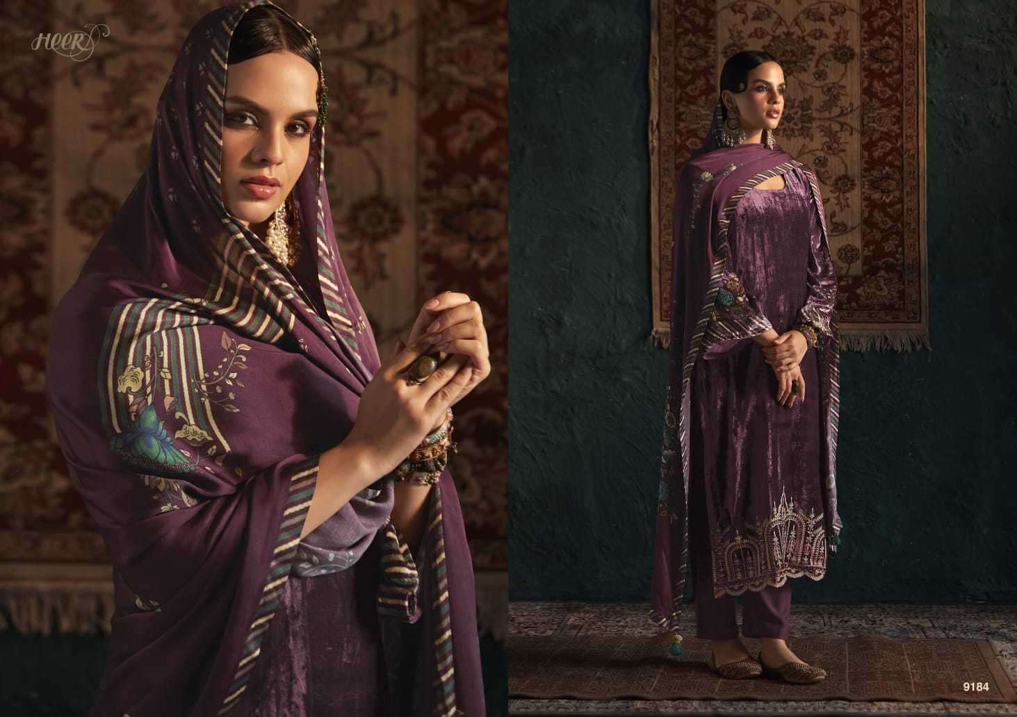Kimora Heer Salam E Ishq Printed Salwar Suits Wholesale catalog