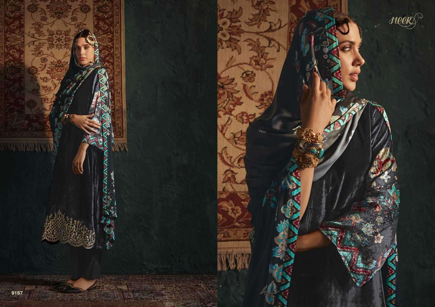 Kimora Heer Salam E Ishq Printed Salwar Suits Wholesale catalog