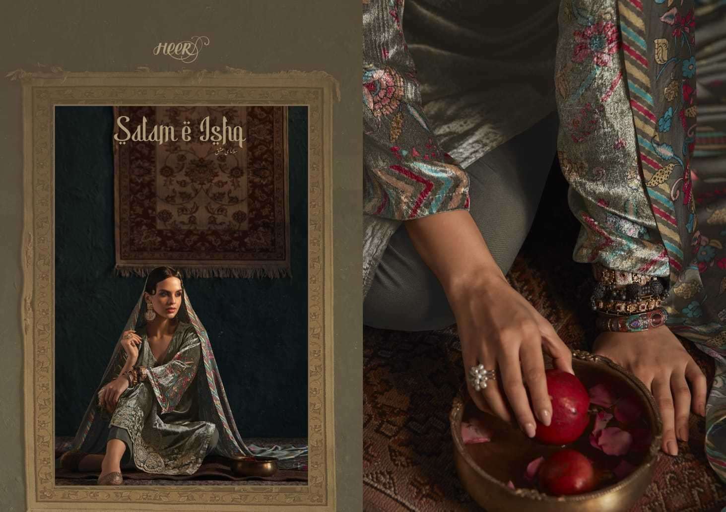 Kimora Heer Salam E Ishq Printed Salwar Suits Wholesale catalog