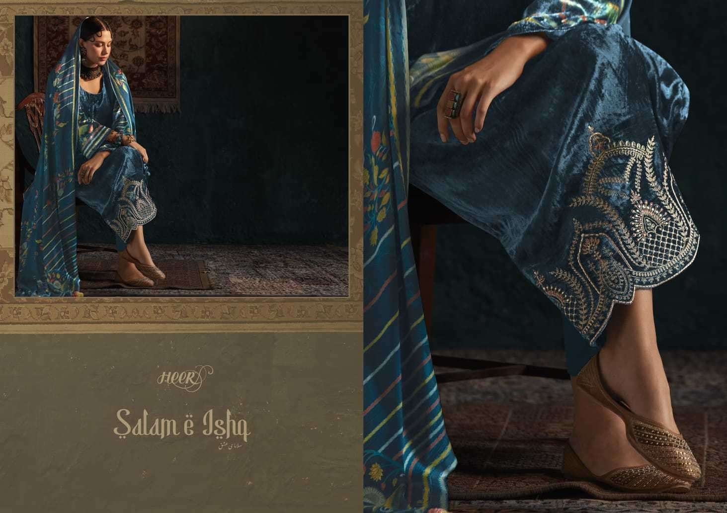 Kimora Heer Salam E Ishq Printed Salwar Suits Wholesale catalog