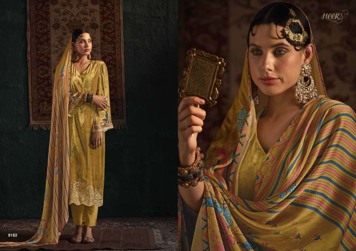 Kimora Heer Salam E Ishq Printed Salwar Suits Wholesale catalog
