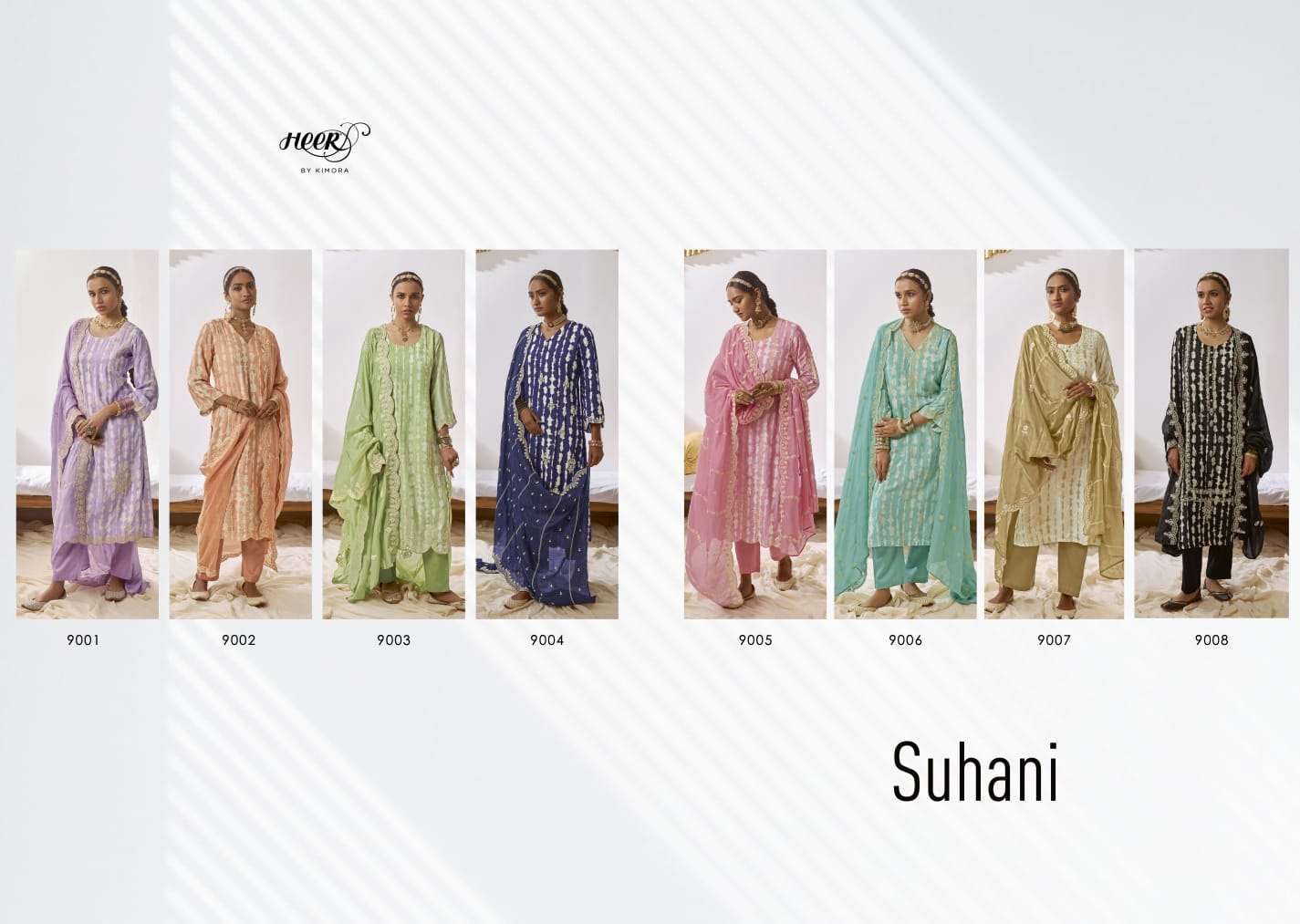 Kimora HEER SUHANI Designer Heavy Salwar Kameez Wholesale catalog