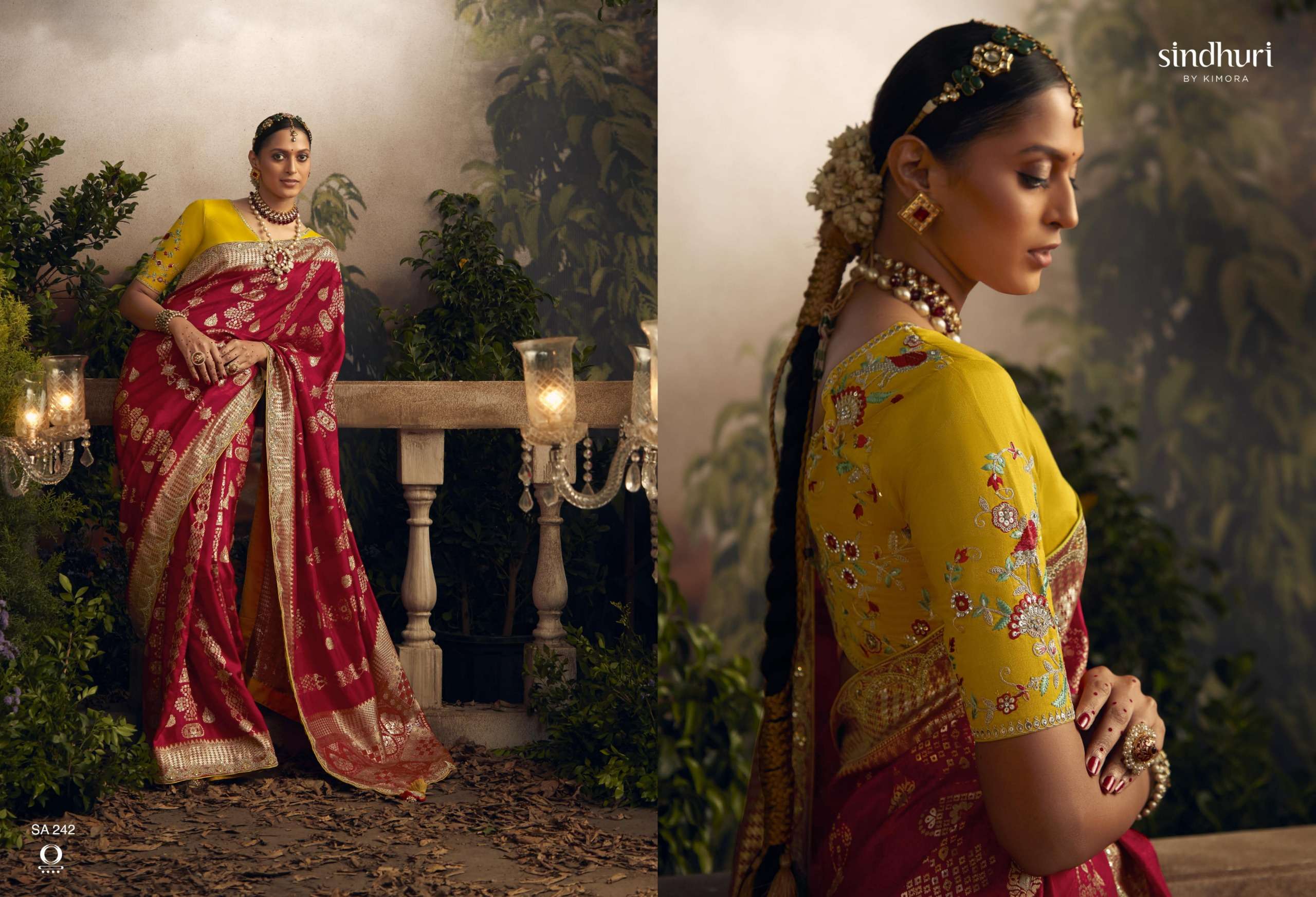 Kimora Sindhuri Radha Rani Embroidery Sarees Wholesale catalog