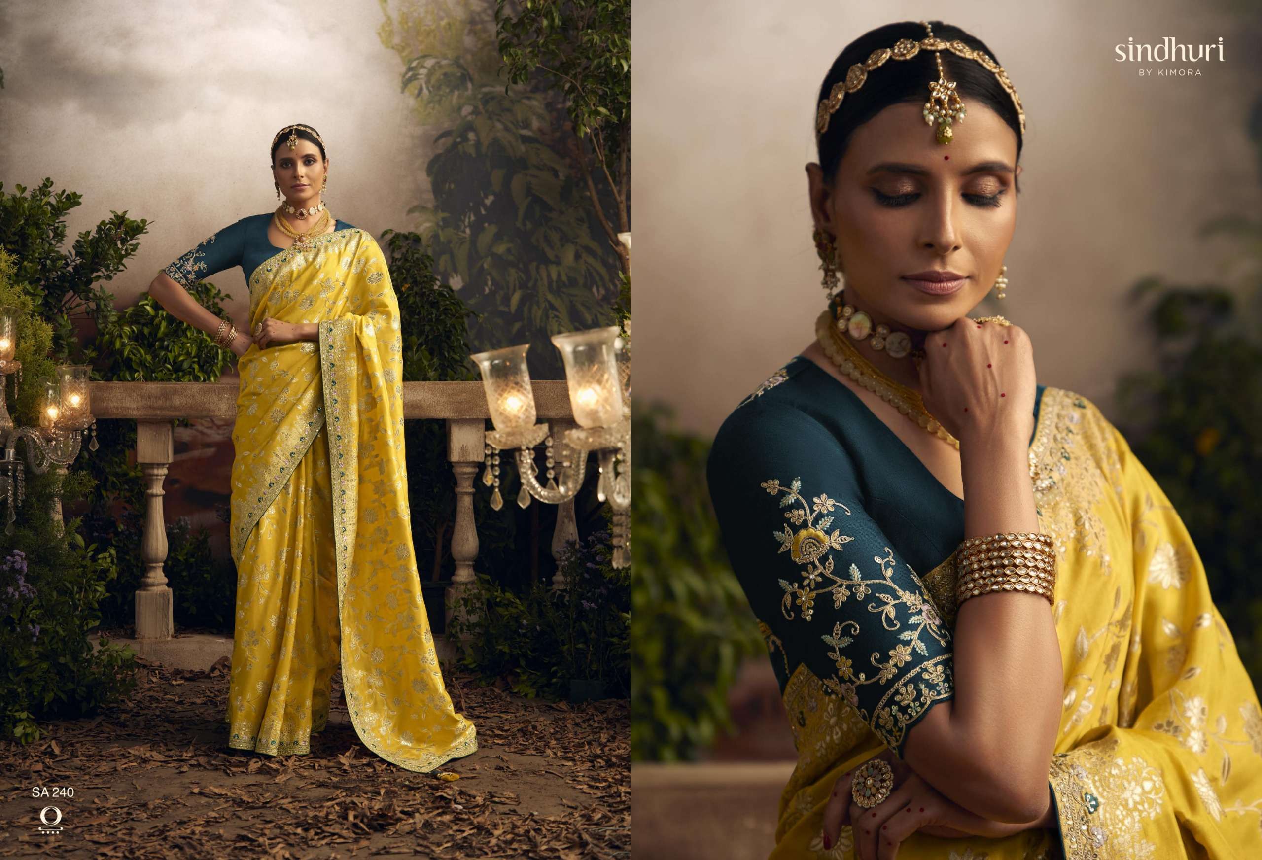 Kimora Sindhuri Radha Rani Embroidery Sarees Wholesale catalog