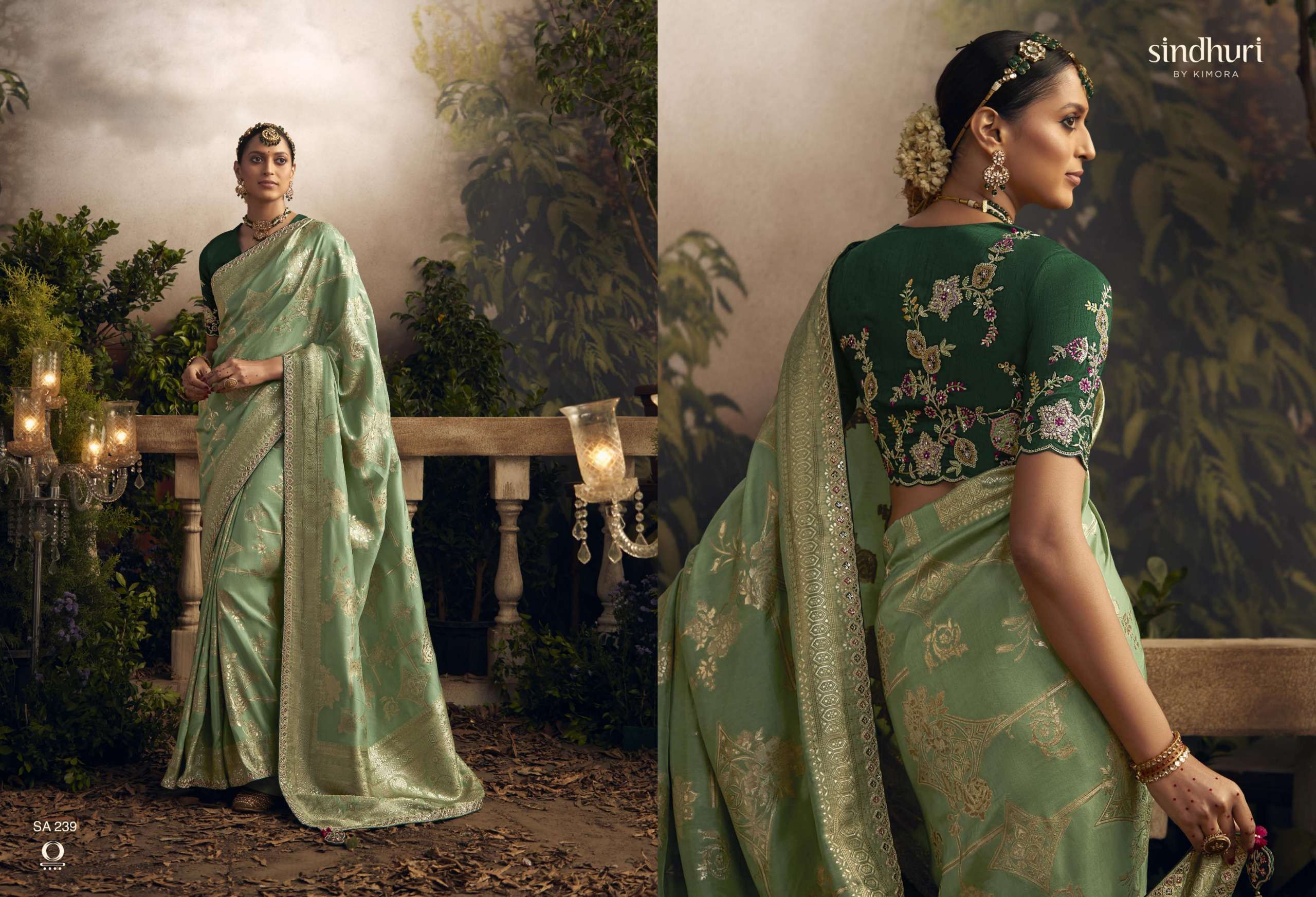 Kimora Sindhuri Radha Rani Embroidery Sarees Wholesale catalog