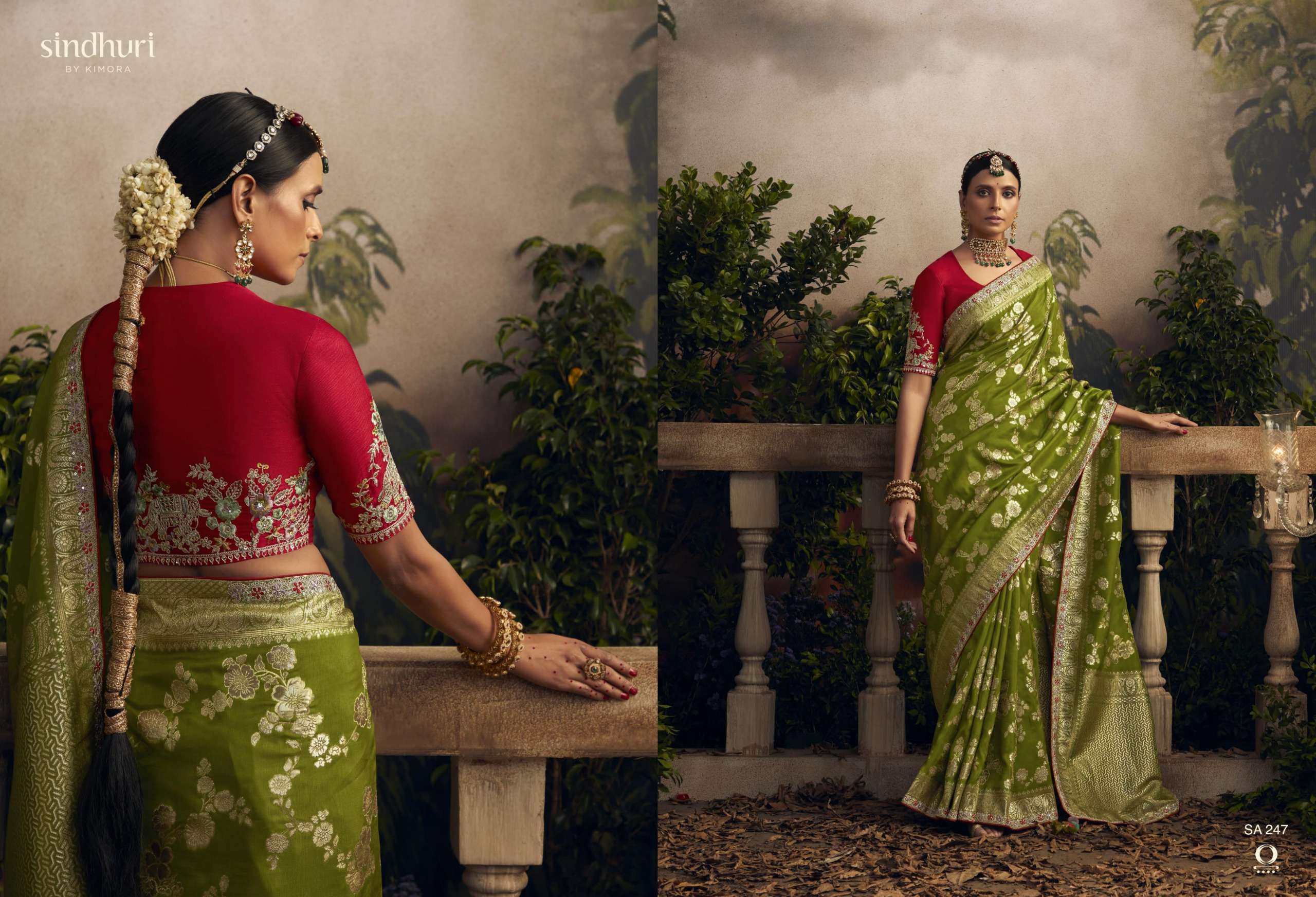 Kimora Sindhuri Radha Rani Embroidery Sarees Wholesale catalog
