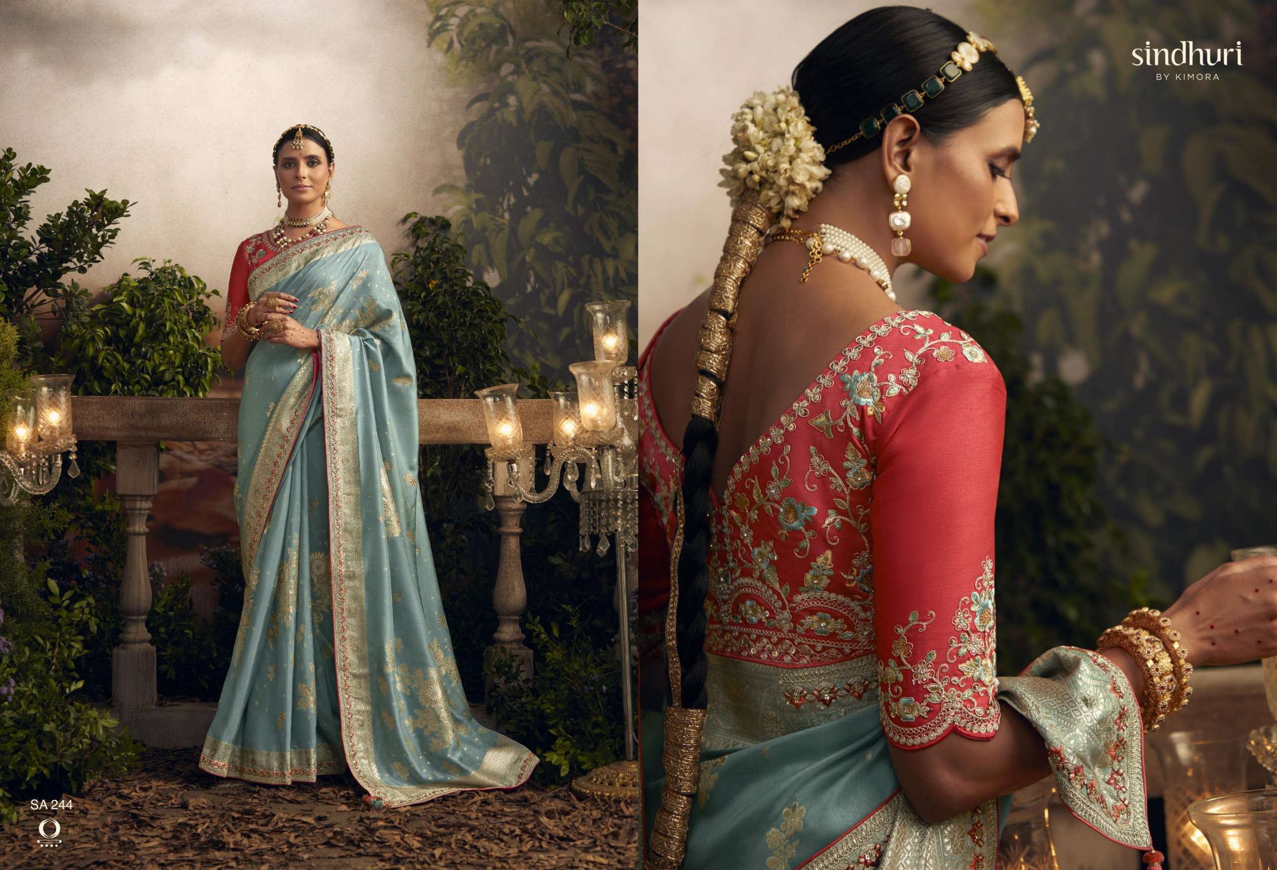 Kimora Sindhuri Radha Rani Embroidery Sarees Wholesale catalog