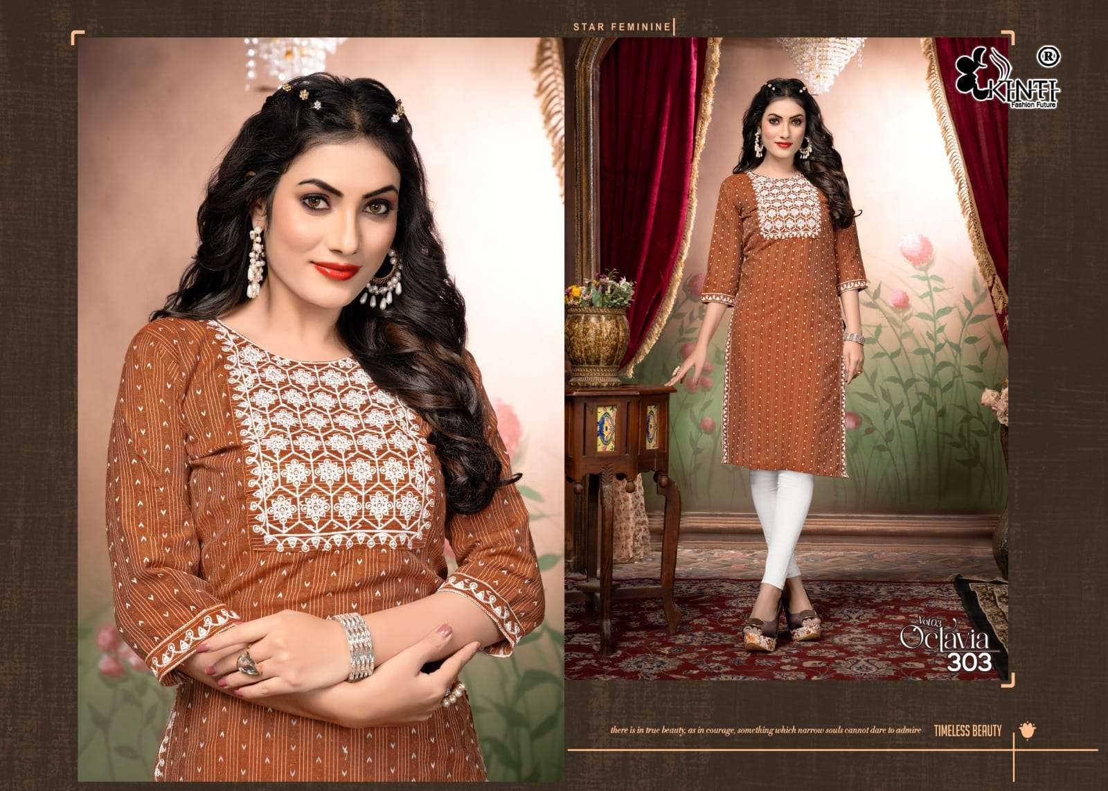 KINTI Octavia vol -3 Kurti Wholesale catalog
