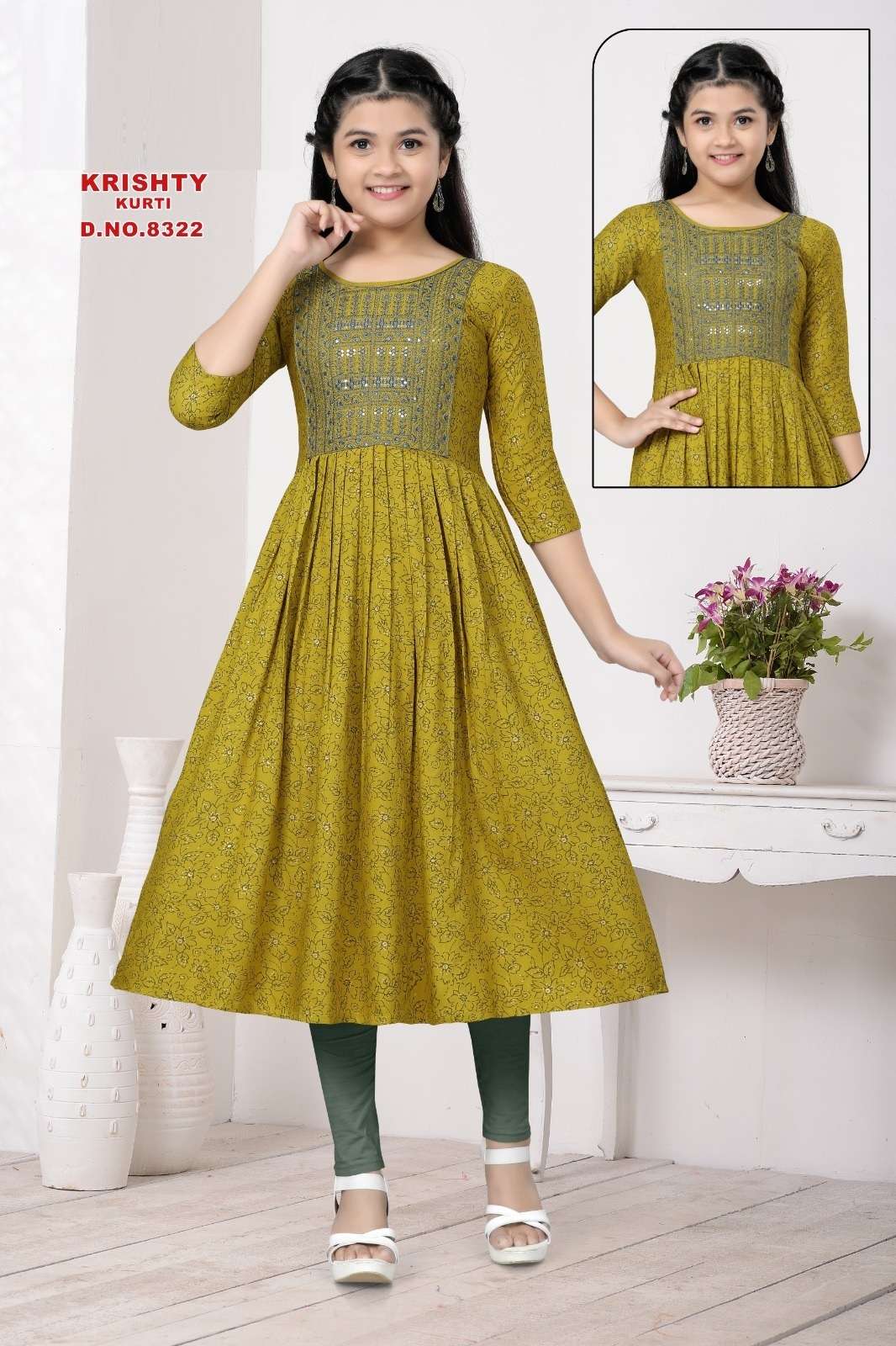 Krishty Daughter Rayon Printed Kurti Wholesale catalog