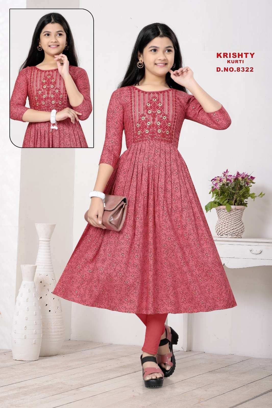 Krishty Daughter Rayon Printed Kurti Wholesale catalog